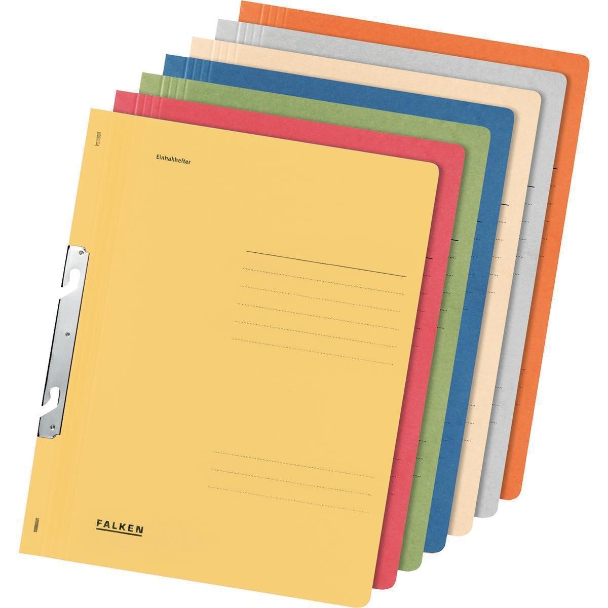 Falken Hefter Falken Einhakhefter 80004070 DIN A4 ganzer Deckel Behördenheftung bl