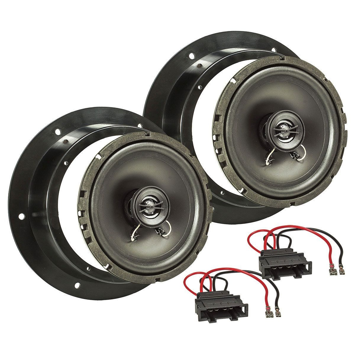tomzz Audio TA16.5-Pro Lautsprecherset passt für VW Golf 5 V Passat 3G Touran Cadd Auto-Lautsprecher