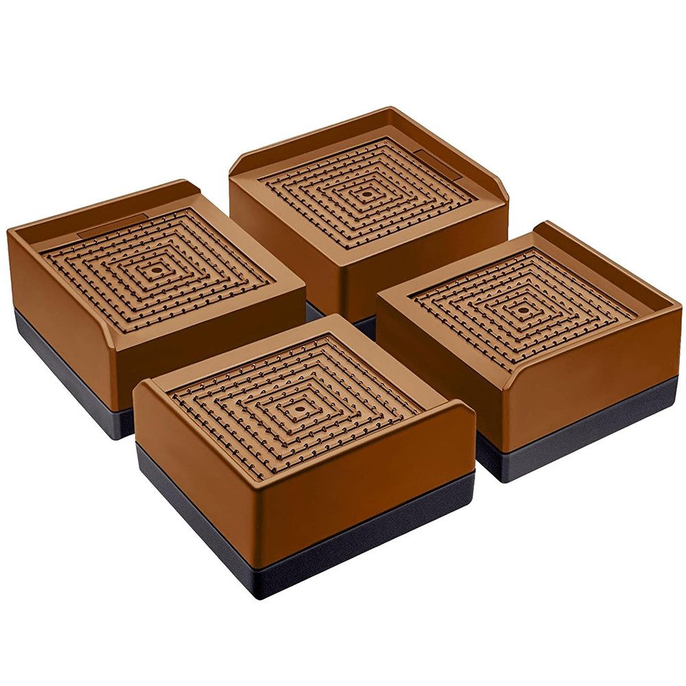 Diwzbyn Erhöhungs-Set 4 Stück verstellbare Möbelerhöher Starke platzsparende Steigleitung, (4-St), Betthöher, Tischerhöher, Stuhlerhöher, Sofaerhöher