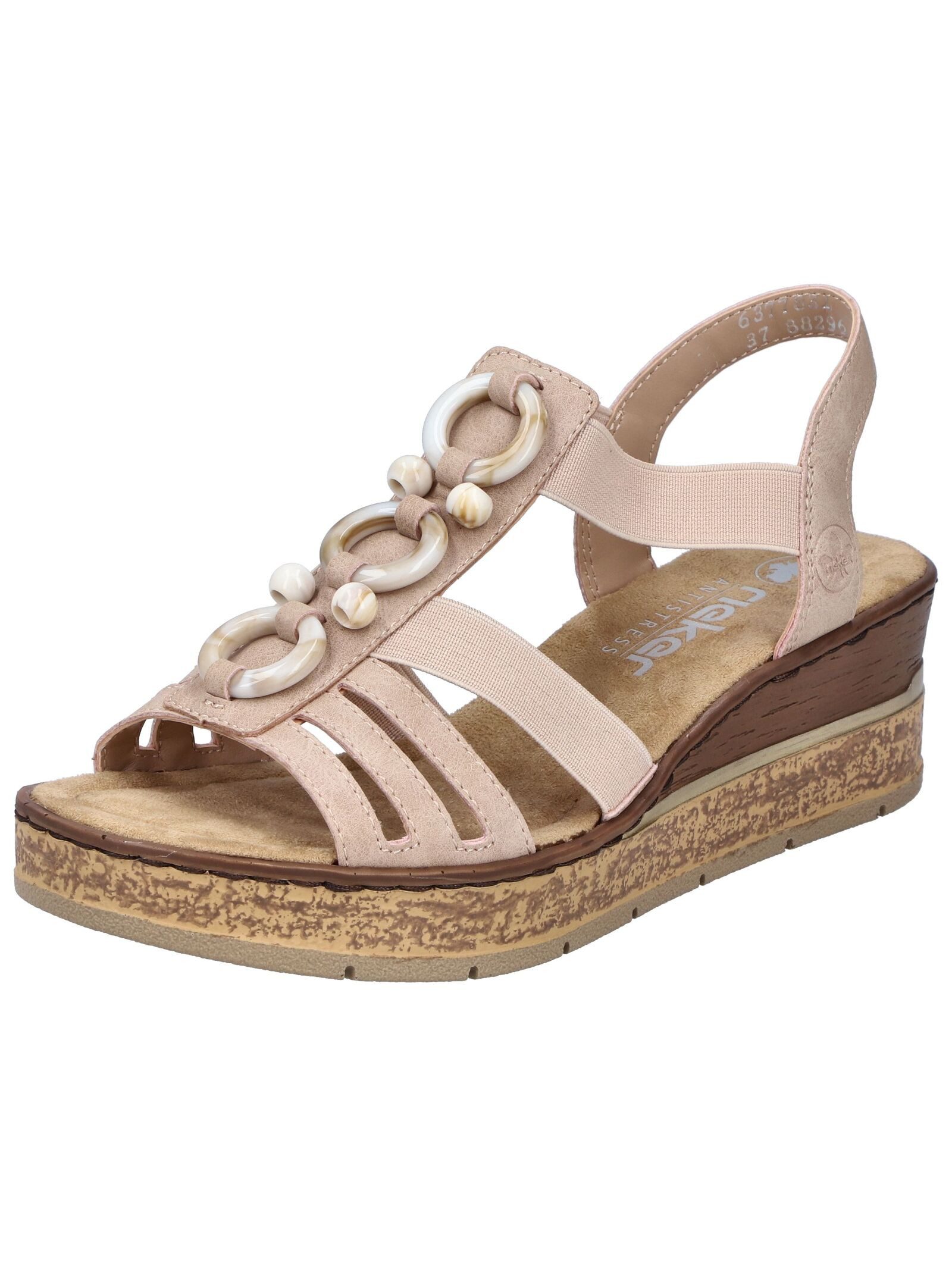 Rieker Rieker Sandalen Lederimitat Keilsandalette günstig online kaufen