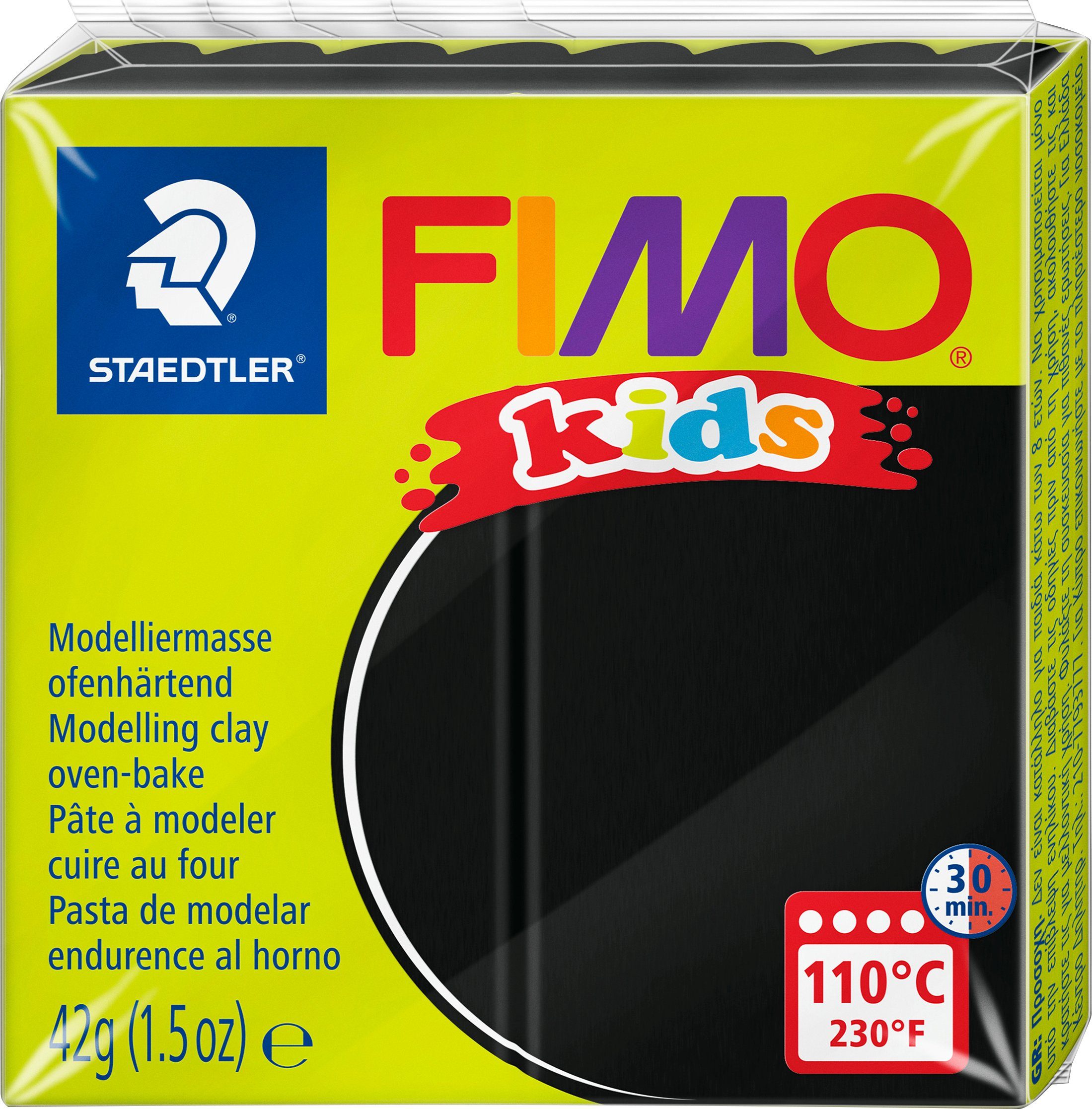 FIMO 42 Schwarz Modelliermasse kids, g