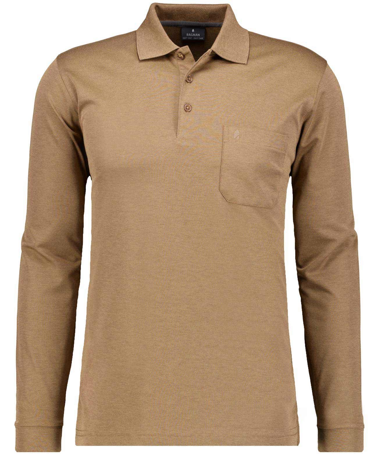 RAGMAN Langarm-Poloshirt günstig online kaufen