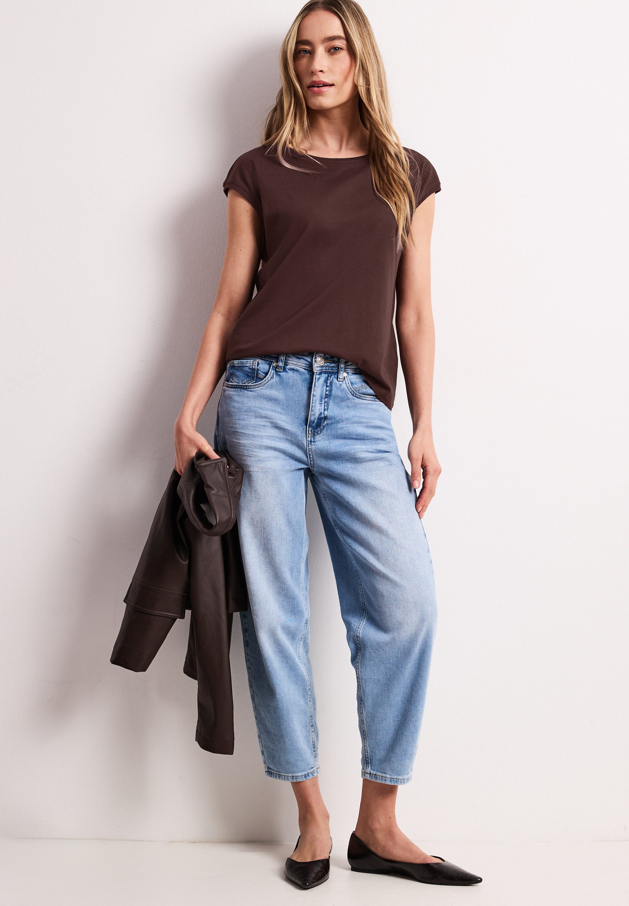 STREET ONE T-Shirt mit U-Boot-Ausschnitt – Bild 3 von 5