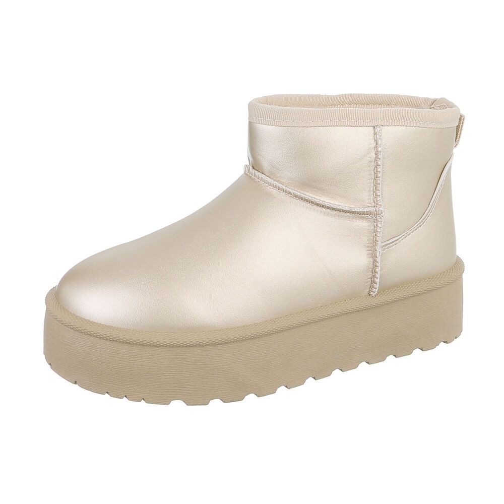 Ital-Design Kinder Snowboots Freizeit Сапогиette (87124585) Flach Сапогиetten in Gold