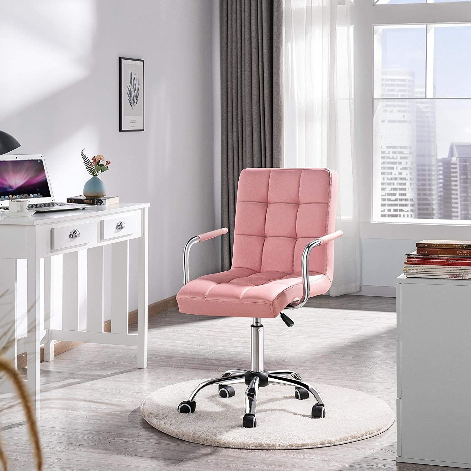 Yaheetech Drehstuhl höhenverstellbar Chefsessel, ergonomischer Bürostuhl günstig online kaufen