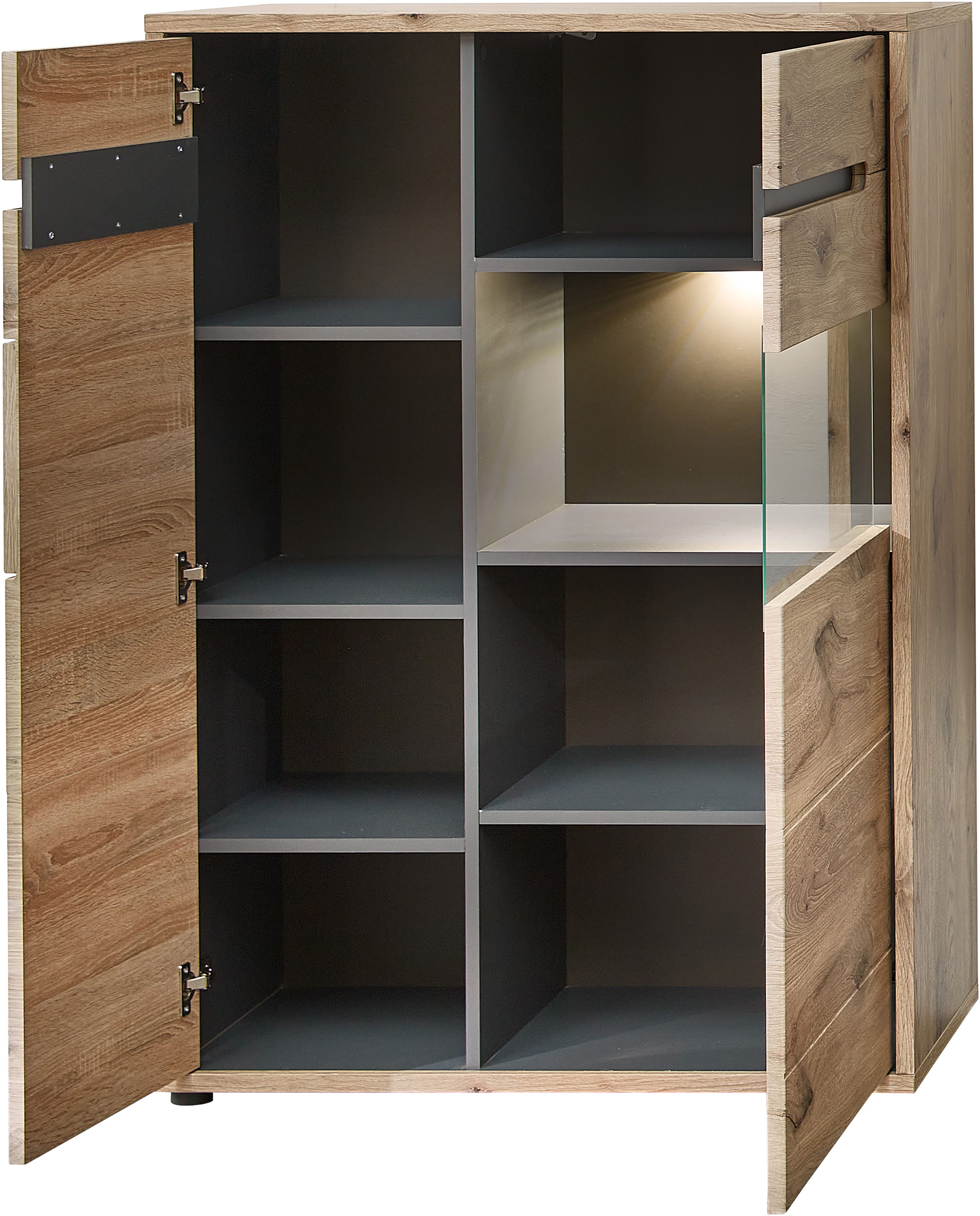Innostyle Vitrine BELLANO Viking Oak Nature