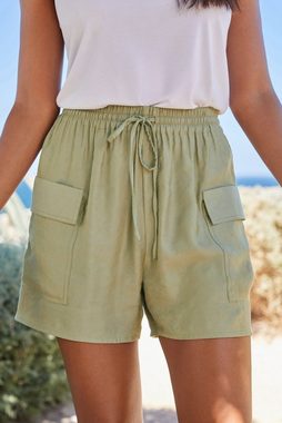 Next Strandshorts Utility-Shorts aus Satin (1-tlg)