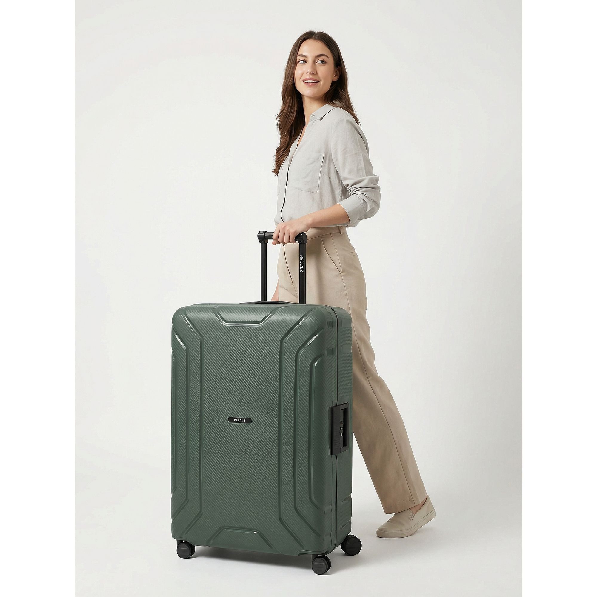 Redolz Hartschalen-Trolley Essentials 15, 4 Rollen, Polypropylen