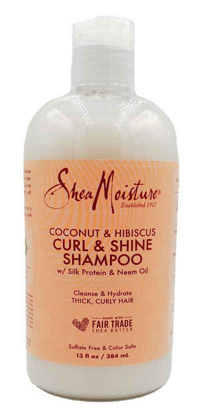 Shea Moisture Haarshampoo Shea Moisture Coconut & Hibiscus Curl & Shine Shampoo 384ml