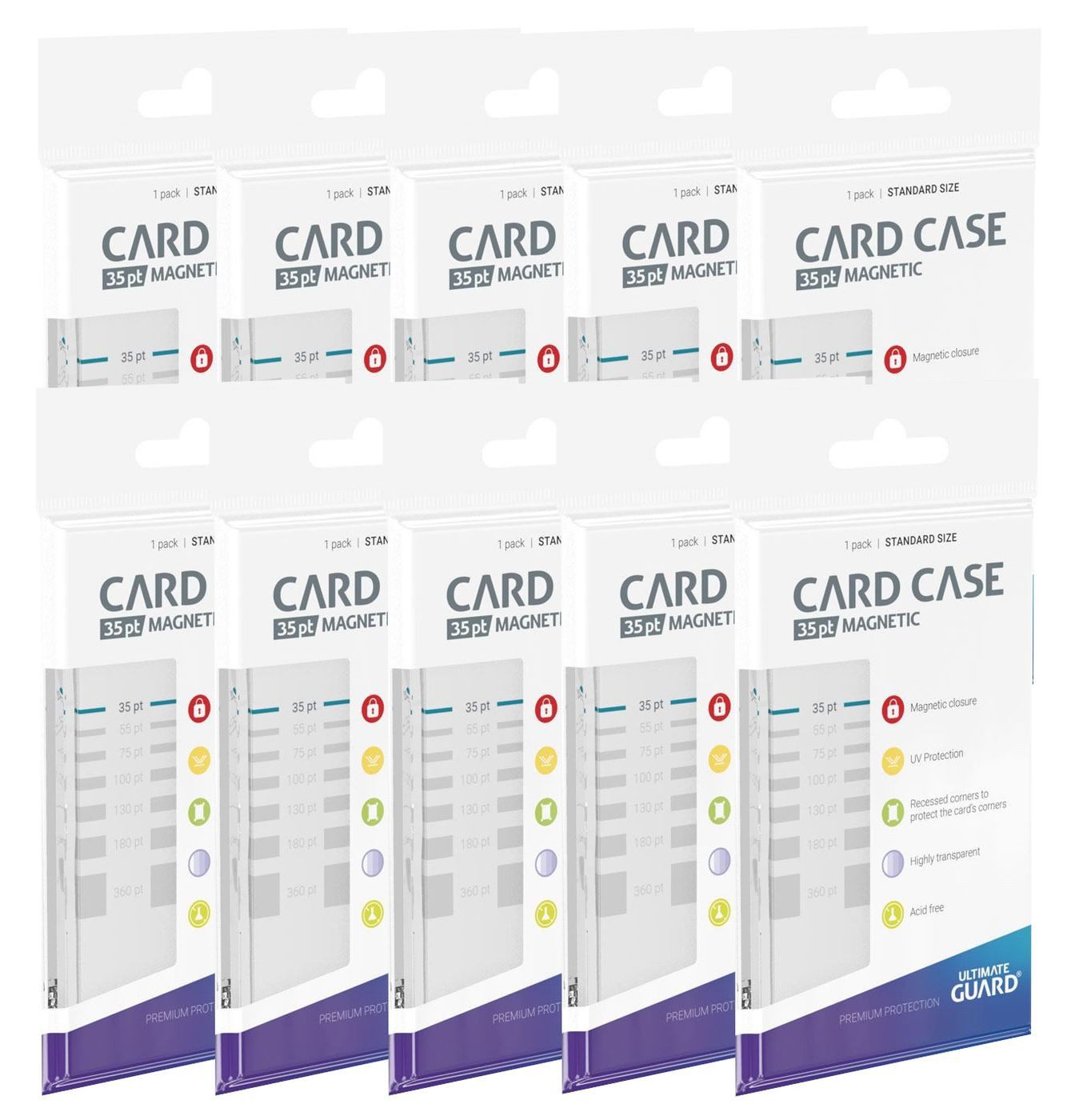 Ultimate Guard Sammelkarte 10x Magnetic Card Case 35 pt