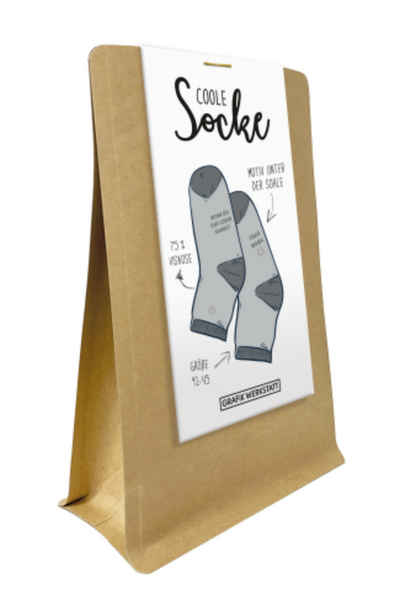 Grafik Werkstatt Socken Coole Socke mit Spruch Bring mir Bier - Grösse 41-45