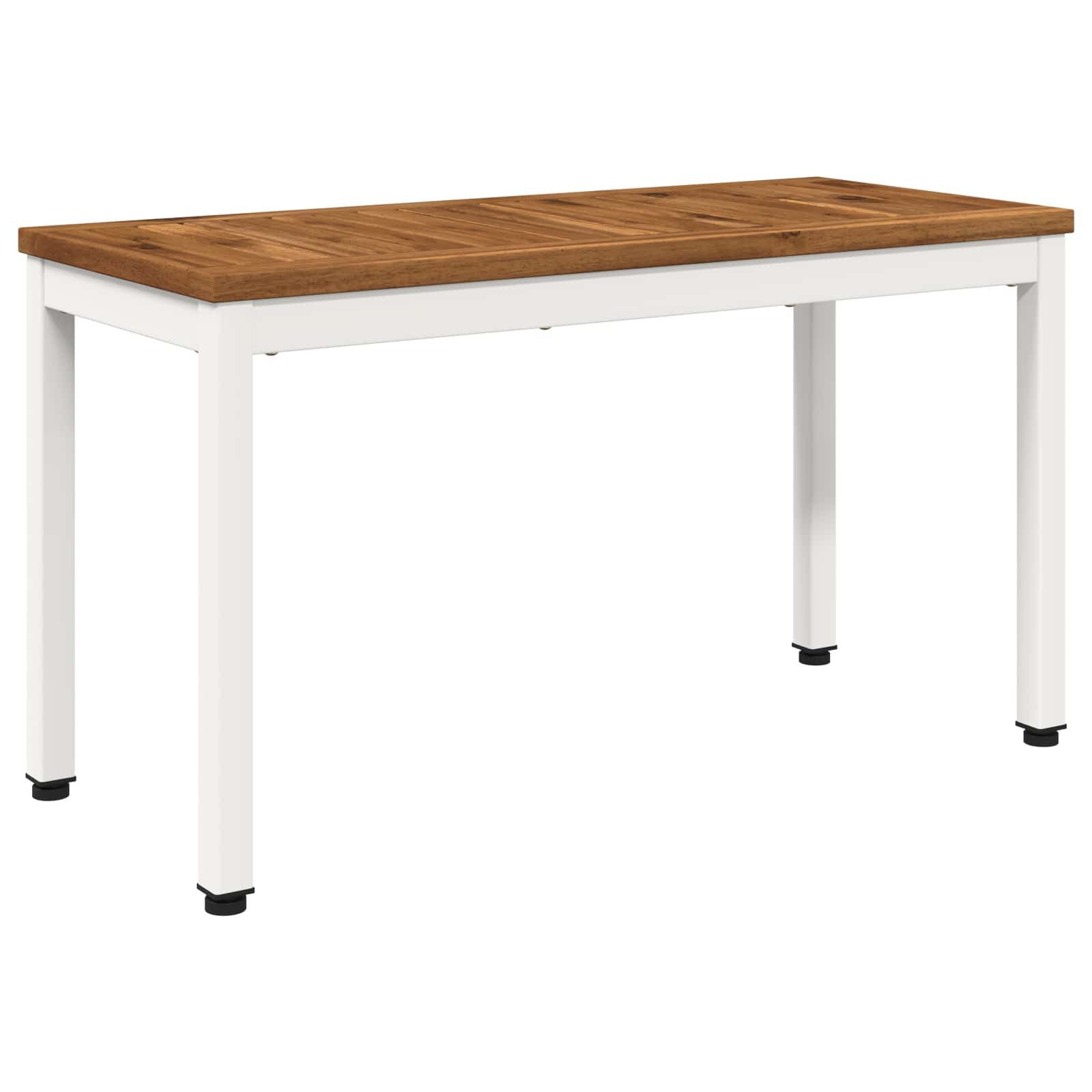 vidaXL Gartenbank Gartenbank 80,5 x 35 x 45 cm Massivholz Rechtwinklig (1-St)