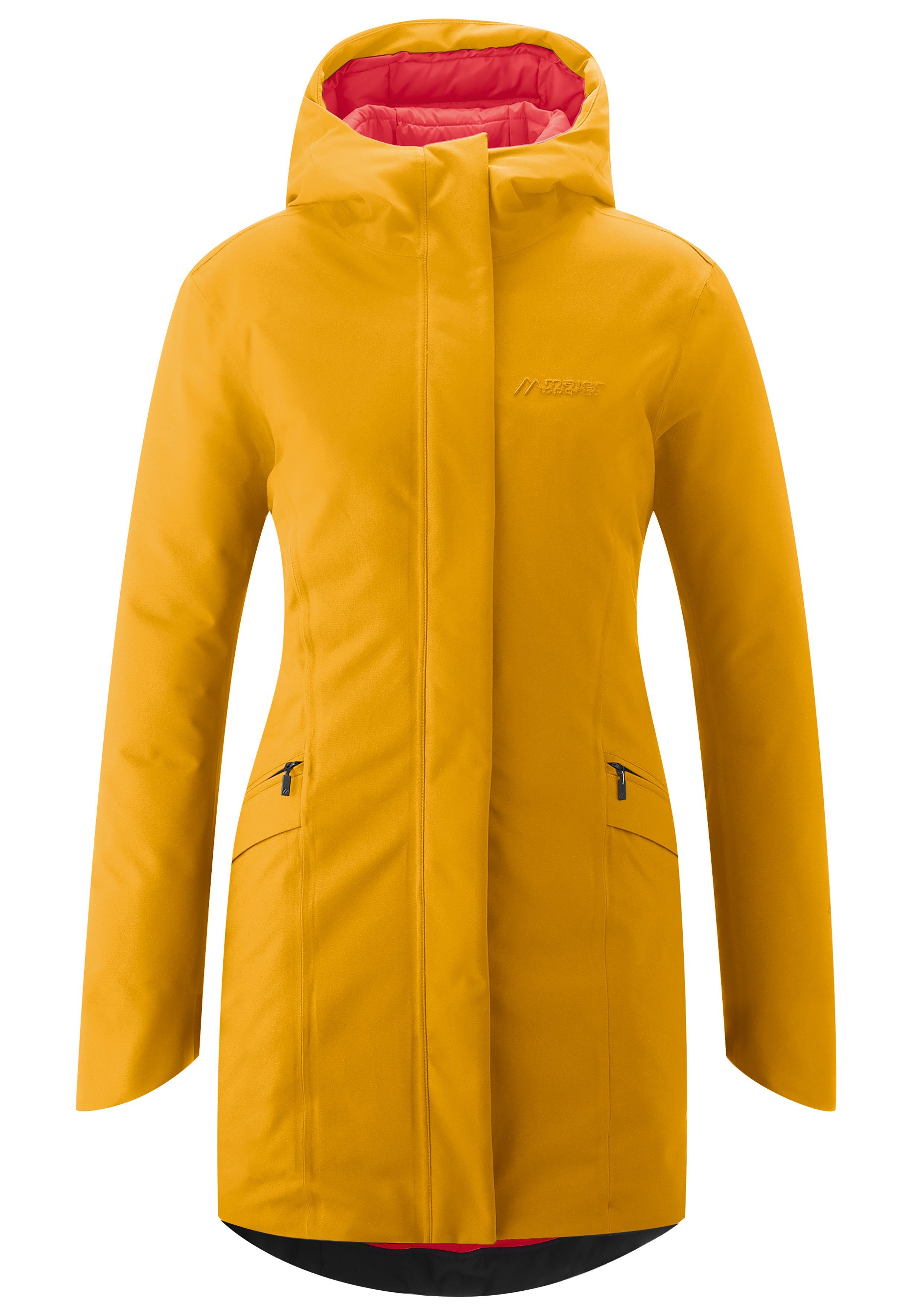 und wattiert Henni leicht Funktionsjacke Outdoormantel für Maier City, Sports sonnengelb Sportlicher Outdoor