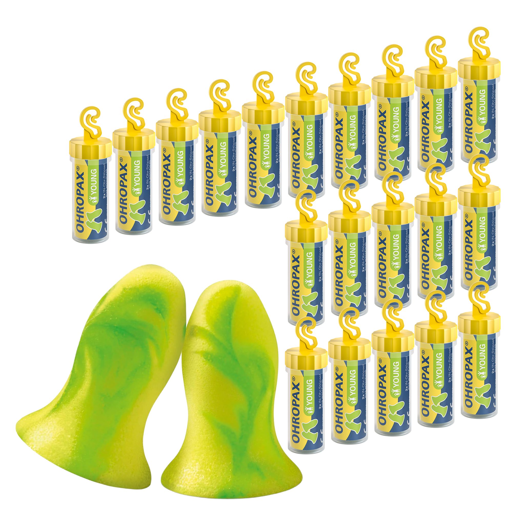 OHROPAX Gehörschutzstöpsel OHROPAX Young Ohrstöpsel, 20x2 St.