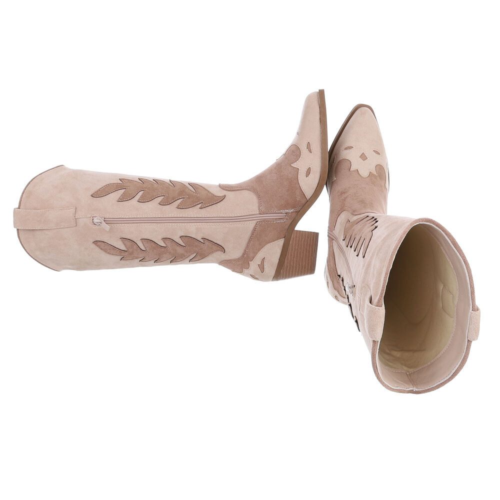 Ital-Design Damen Cowboyboots Western Westernstiefel (88460432) Blockabsatz günstig online kaufen