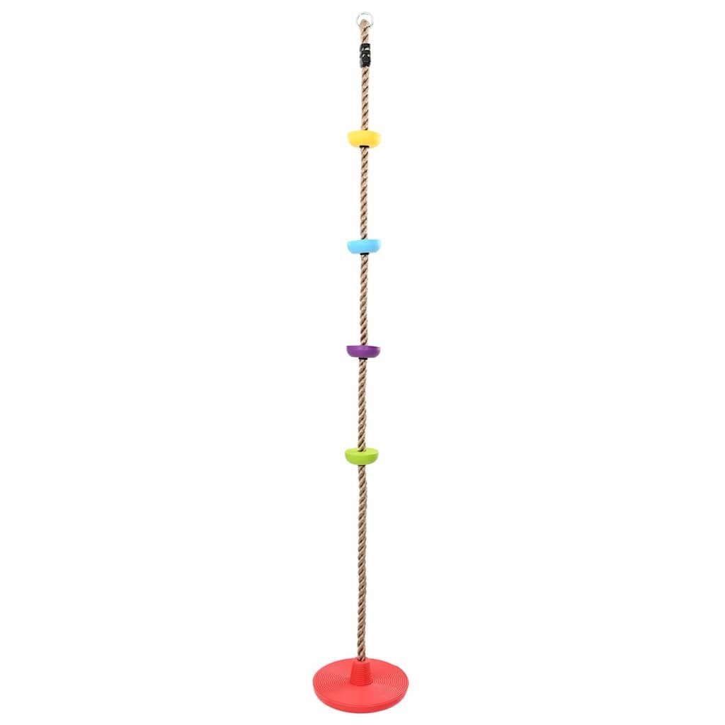Spielturm Kletterseil Mehrfarbig 30 x 30 x 200 cm Kunststoff