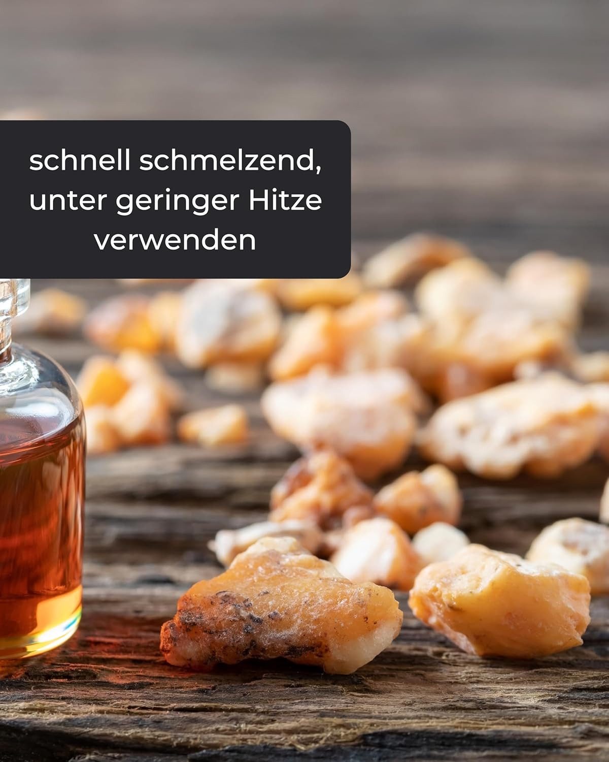 Incensera Räucherstövchen Benzoe Siam Harz 50g Natürliches Räucherharz für Aromatherapie Nutzung, naturbelassen, ohne Zusätze, handverlesen, wiederverschließbar