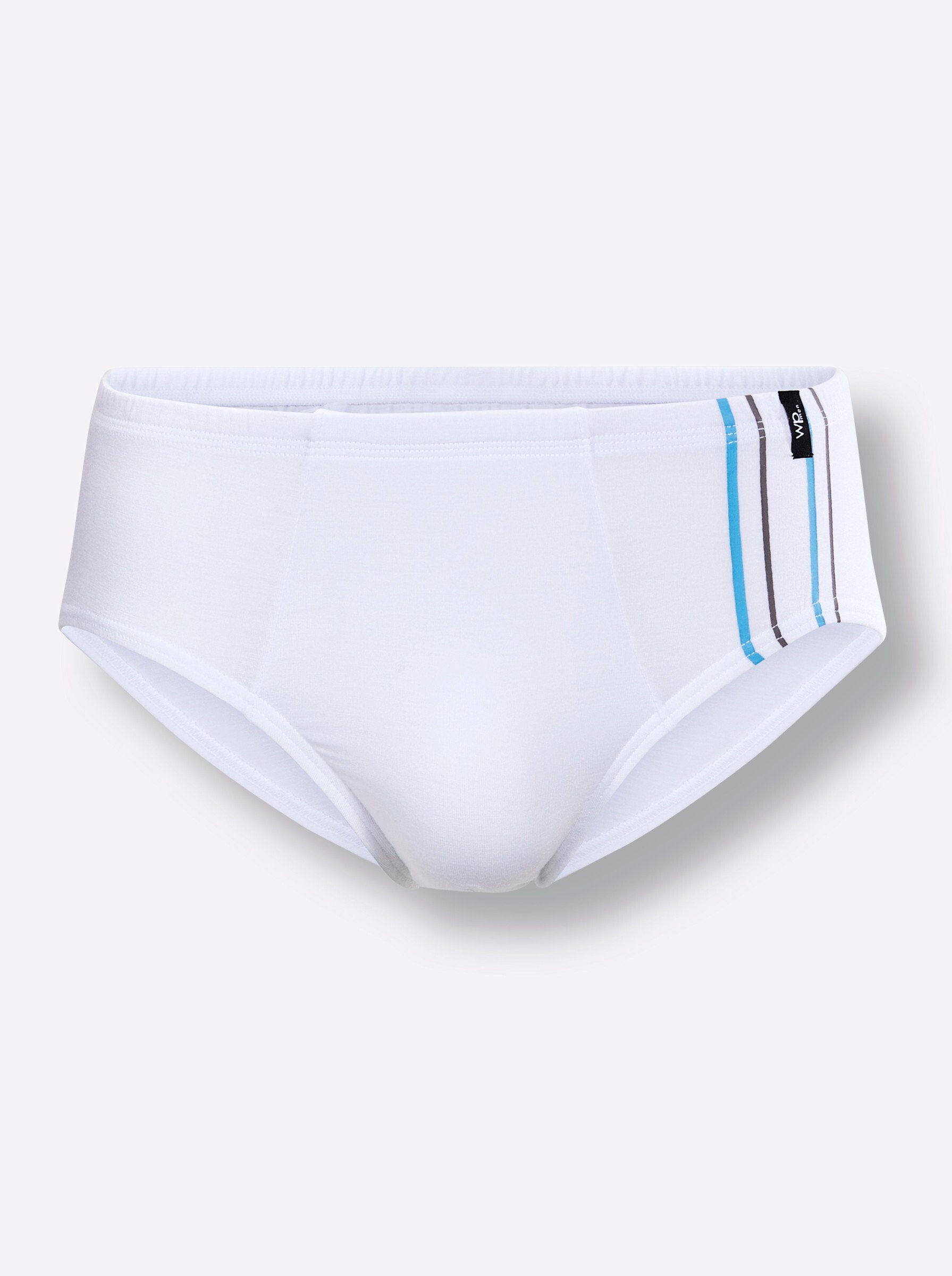 (3-St) WEIDEN Formpants weiß-aqua WITT