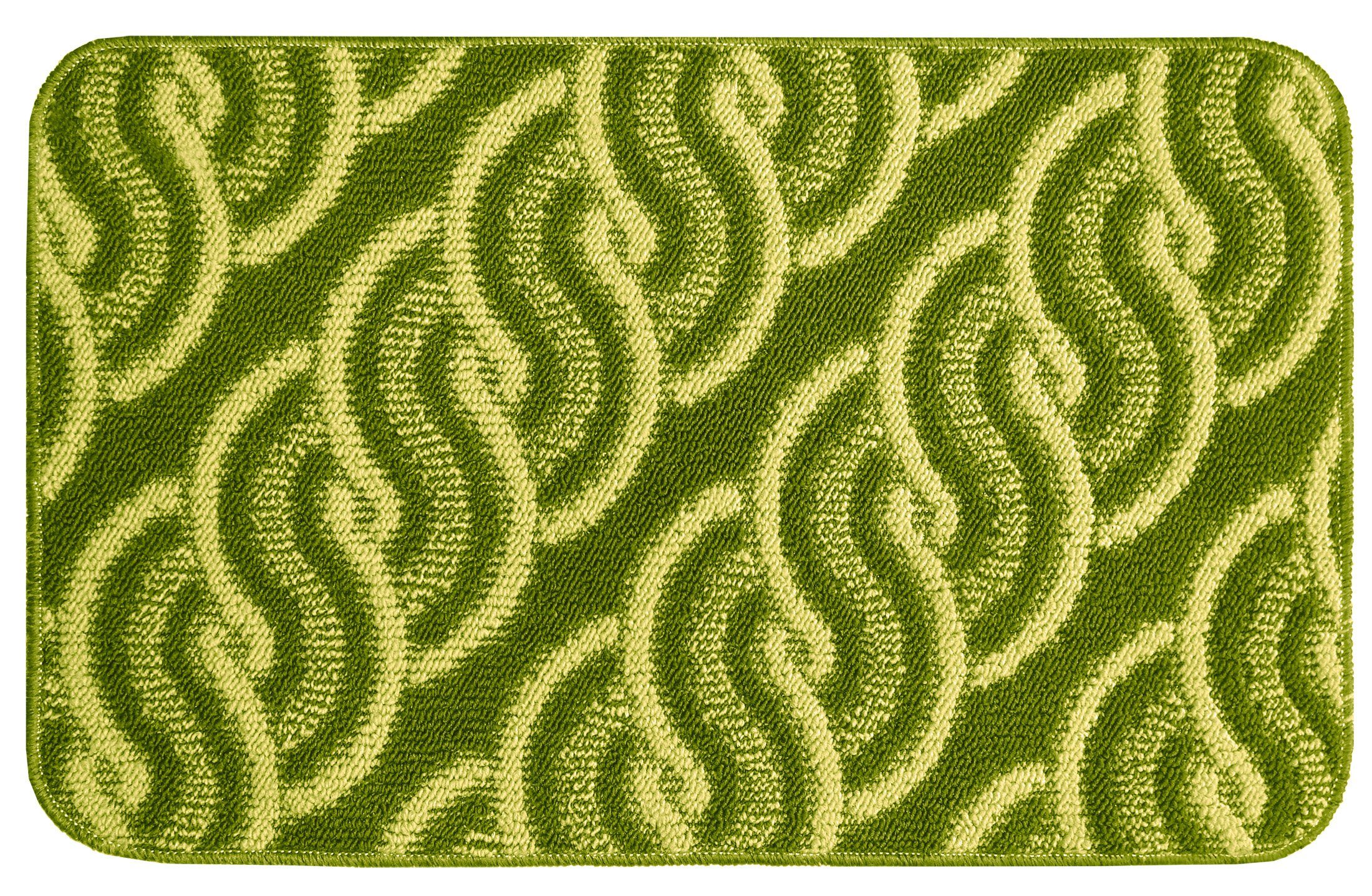 grün 50x80 rechteckig, rutschhemmend, Höhe: 10 Flurteppich Flurmatte Emera, Läufer cm mm, Lashuma,