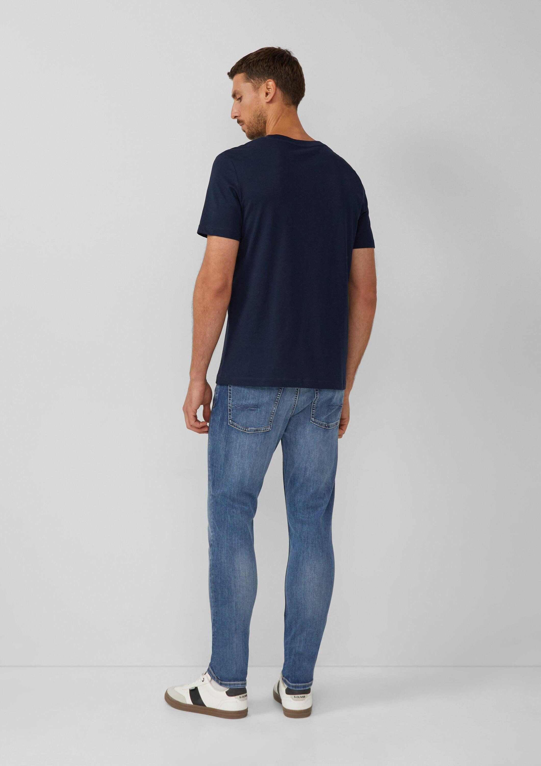 s.Oliver Kurzarmshirt T-Shirt 2er-Pack Jersey-T-Shirt mit Kurzarm und Rundhalsausschnitt