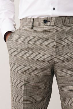 Next Anzughose Karierter Anzug mit Besatz: Slim Fit Hose (1-tlg)