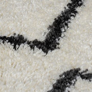Hochflor-Teppich RIAD, FLAIR RUGS, rechteckig, Höhe: 40 mm, Berber Muster