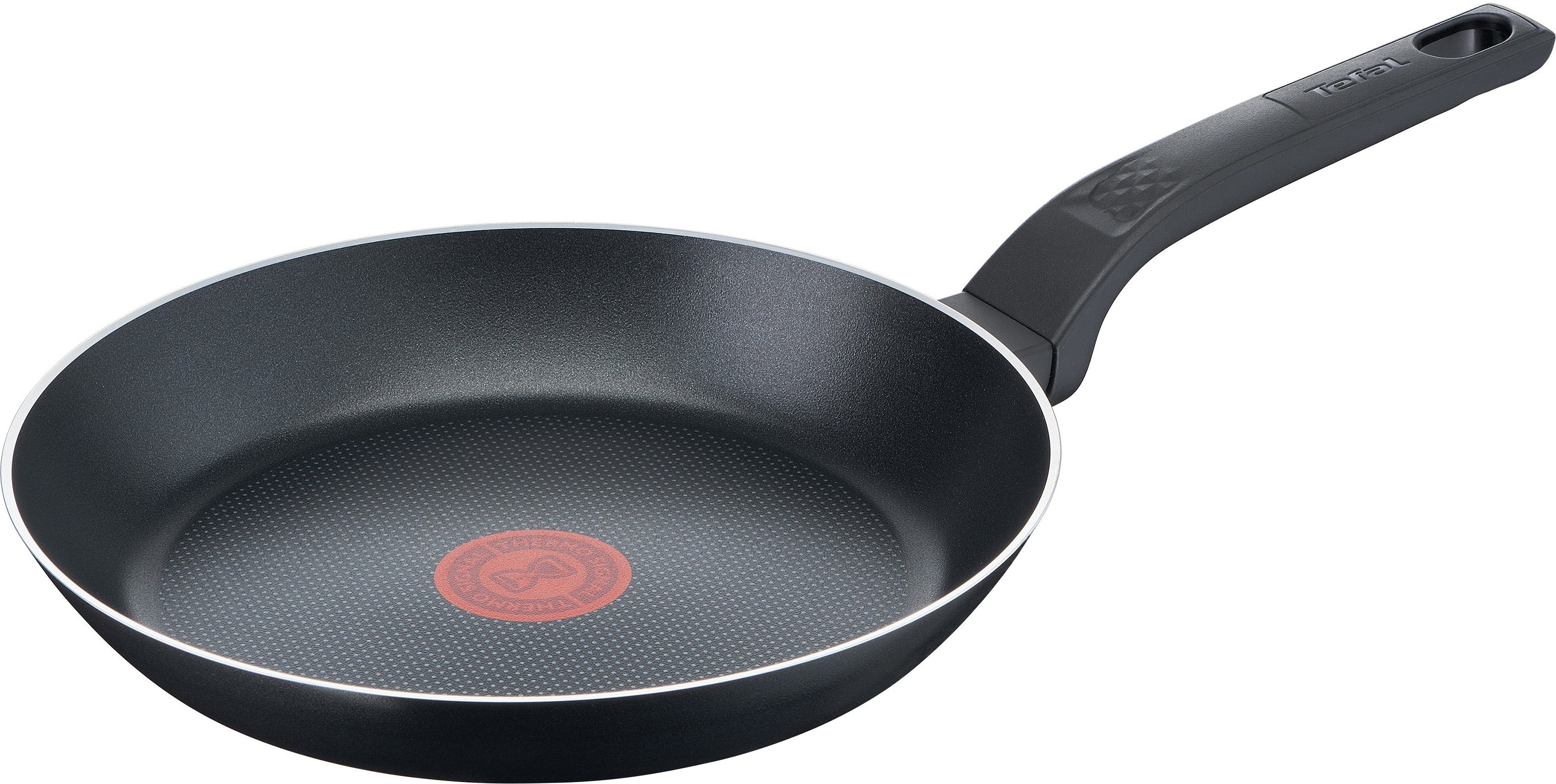 Tefal Bratpfanne Easy Cook & Clean mit Antihaftbeschichtung, nicht induktionsgeeignet, Aluminium (1-tlg), Thermo-Signal bei idealer Brattemperatur, Made in France