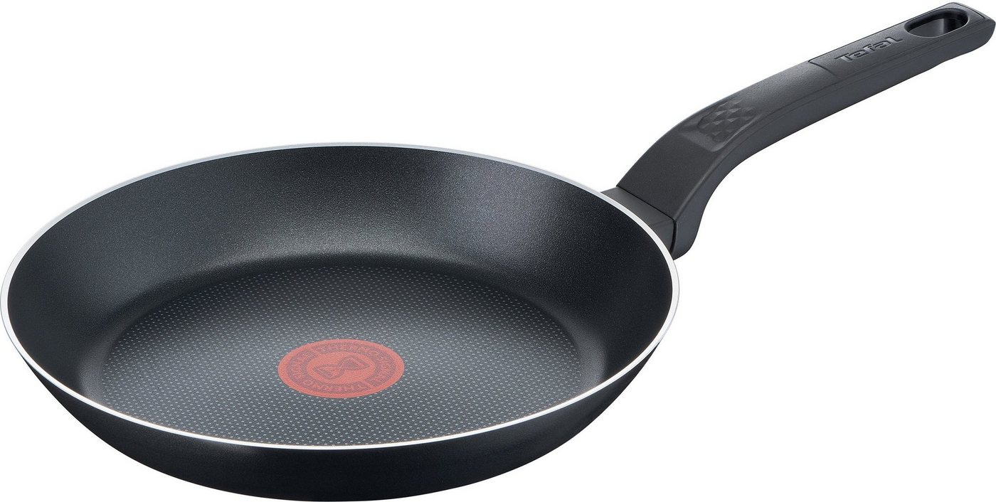 Tefal Bratpfanne Easy Cook & Clean mit Antihaftbeschichtung, nicht induktionsgeeignet, Aluminium (1-tlg), Thermo-Signal bei idealer Brattemperatur, Made in France