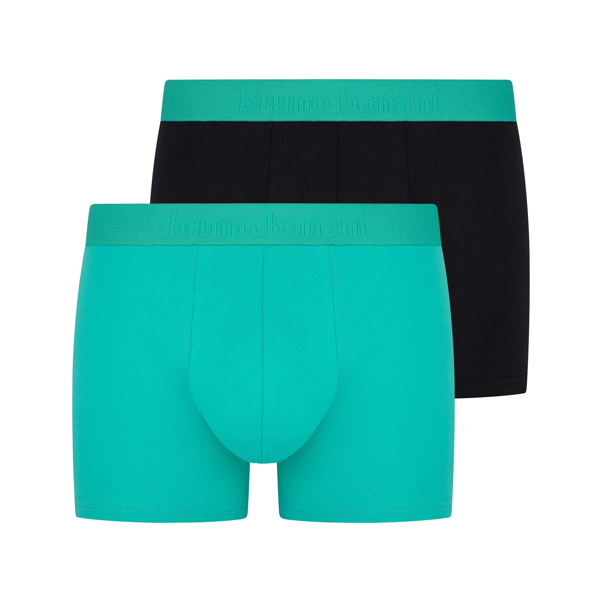 Bruno Banani Boxer Flowing (2er Pack) mit kontrastreichem Logobund