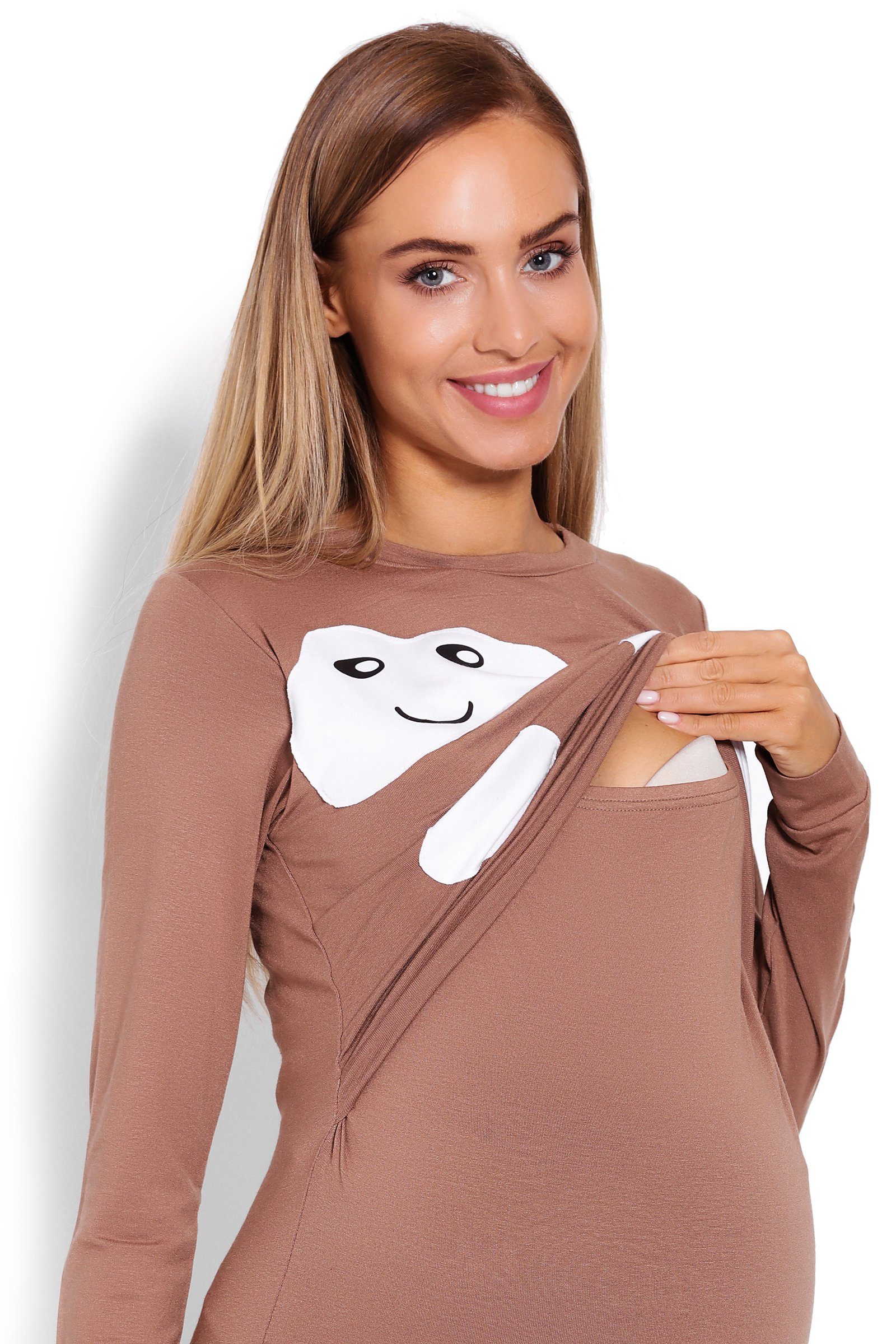 PeeKaBoo Umstandspyjama Schlafanzug Stillen Schwangerschaft Stillschlafanzu günstig online kaufen
