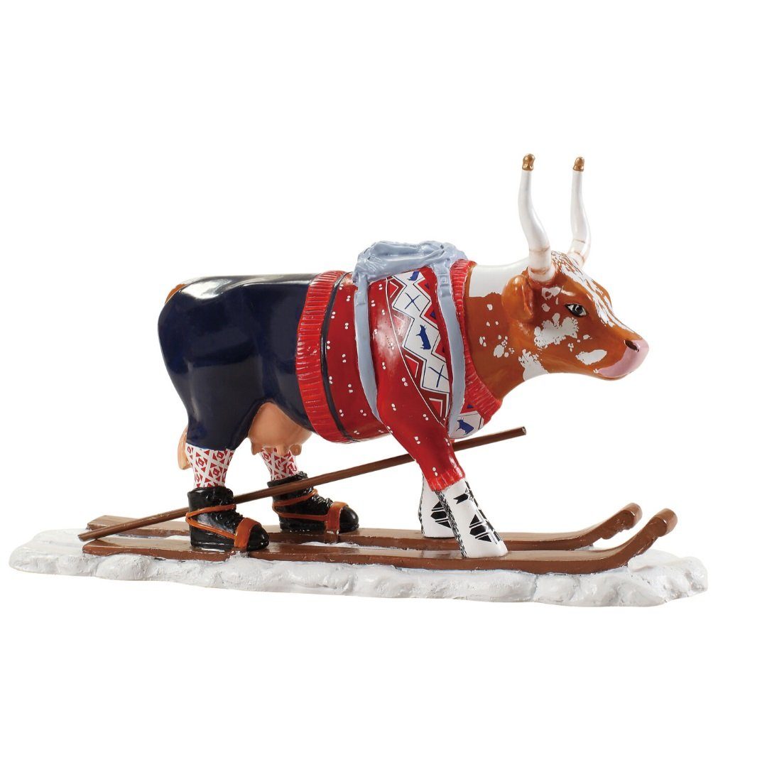Cowparade CowParade Medium - Ski Cow Dekofigur