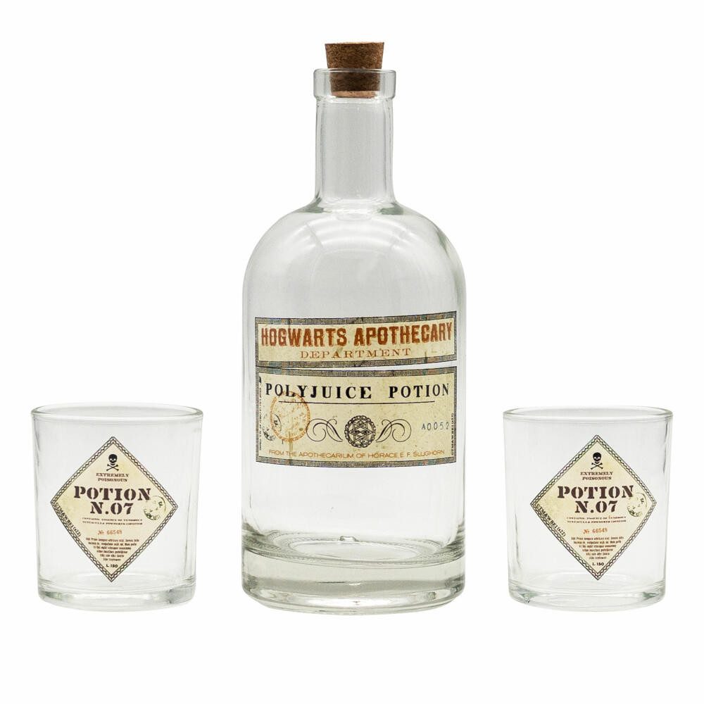 ABYstyle Gläser-Set Trink-Set 3-tlg. Zaubertrank - Harry Potter, Glas