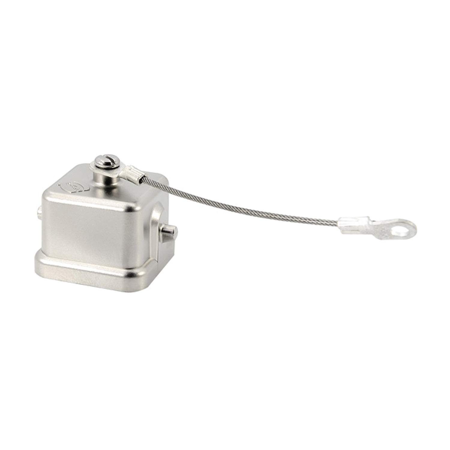 Harting DIN-Stecker Titel:Schutzkappe 3A Edelstahl für 1 Bügel am Unterteil Verliersicher, Keine Verpackungseinheiten, Kein Mindestauftragswert