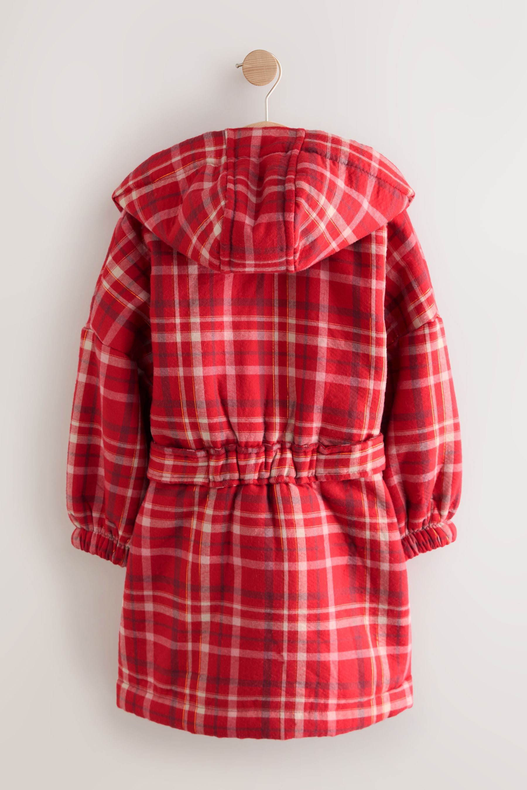 Next Kinderbademantel Bademantel mit Teddyfutter, Polyester (recycelt), Metallisierte Fasern