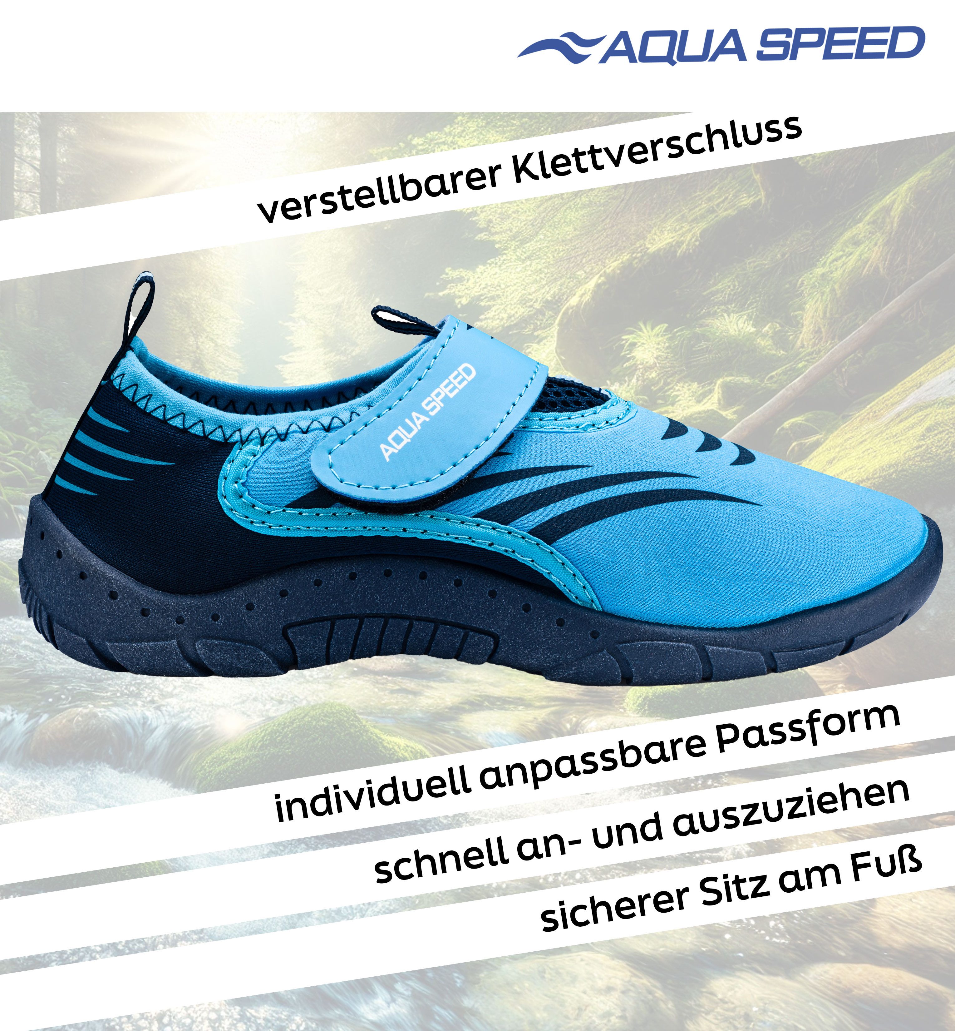 Aqua Speed Schwimmschuhe Kinder Gr. 30 – weich, sicher & angenehm zu tragen Wasserschuh (Sommerliche Minischuhe – ideal für Sand & Plantschbecken) Praktischer B – Bild 4 von 5