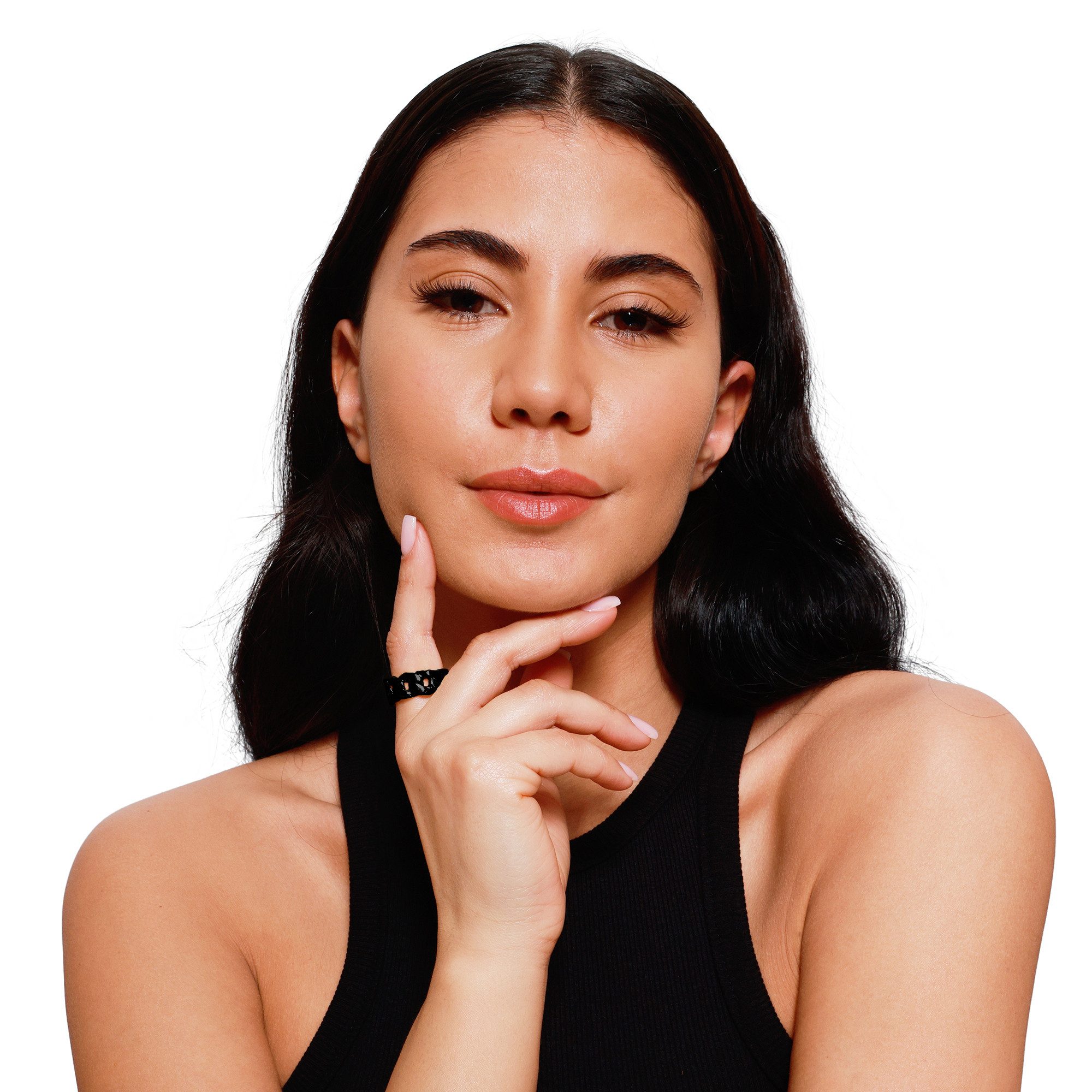 Heideman Fingerring Luna schwarz farben (Ring, 1-tlg., inkl. Geschenkverpac günstig online kaufen