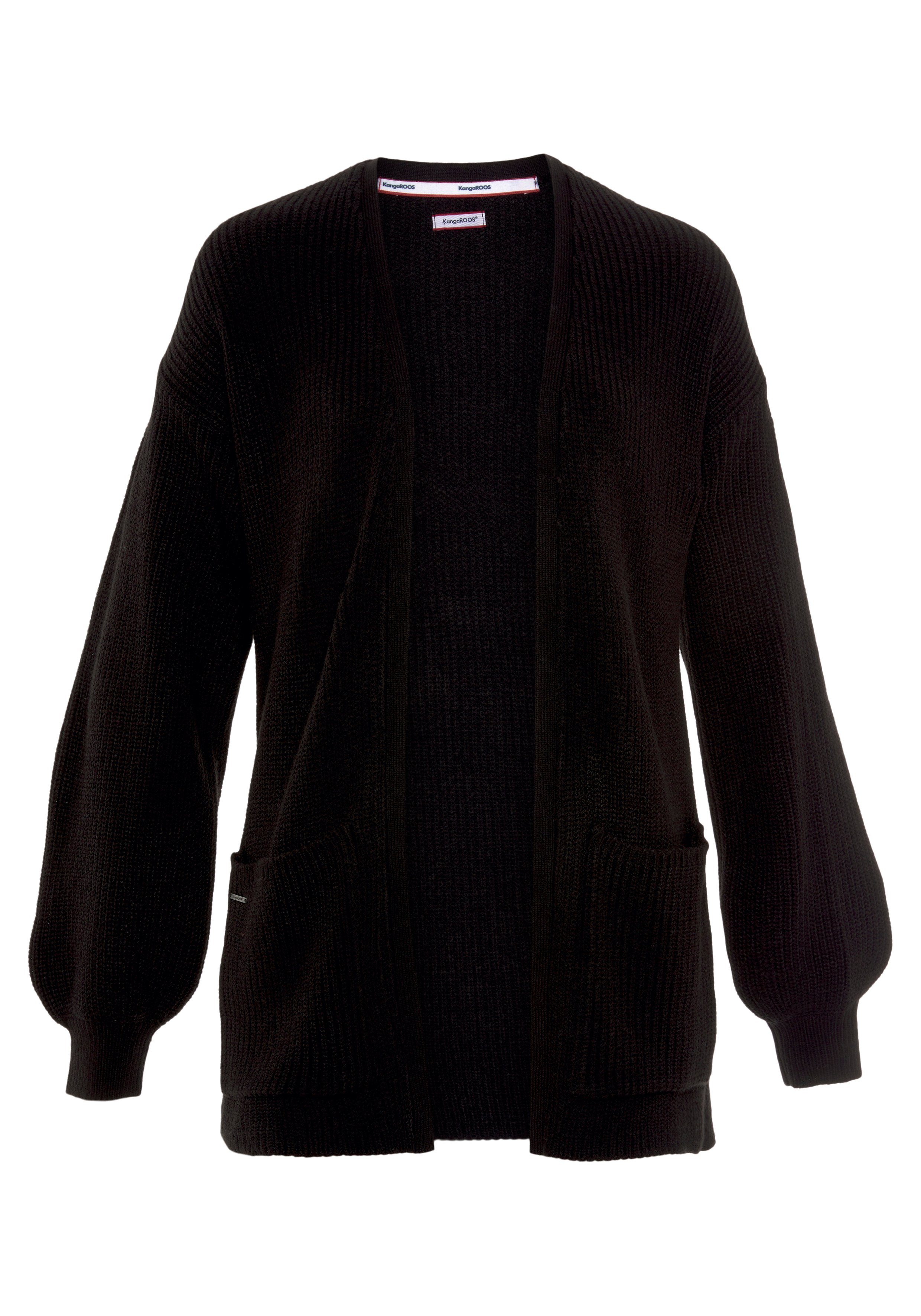 KangaROOS Strickjacke aus kuscheligem Strick. Reduzierter Preis € 35,99. Unverbindliche Preisempfehlung € 43,99, (€ 35,99 pro 1 Stk)