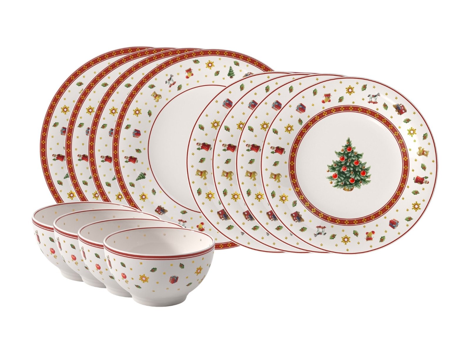 Villeroy & Boch Geschirr-Set Toy's Delight Specials Starter-Set 12tlg, Porzellan