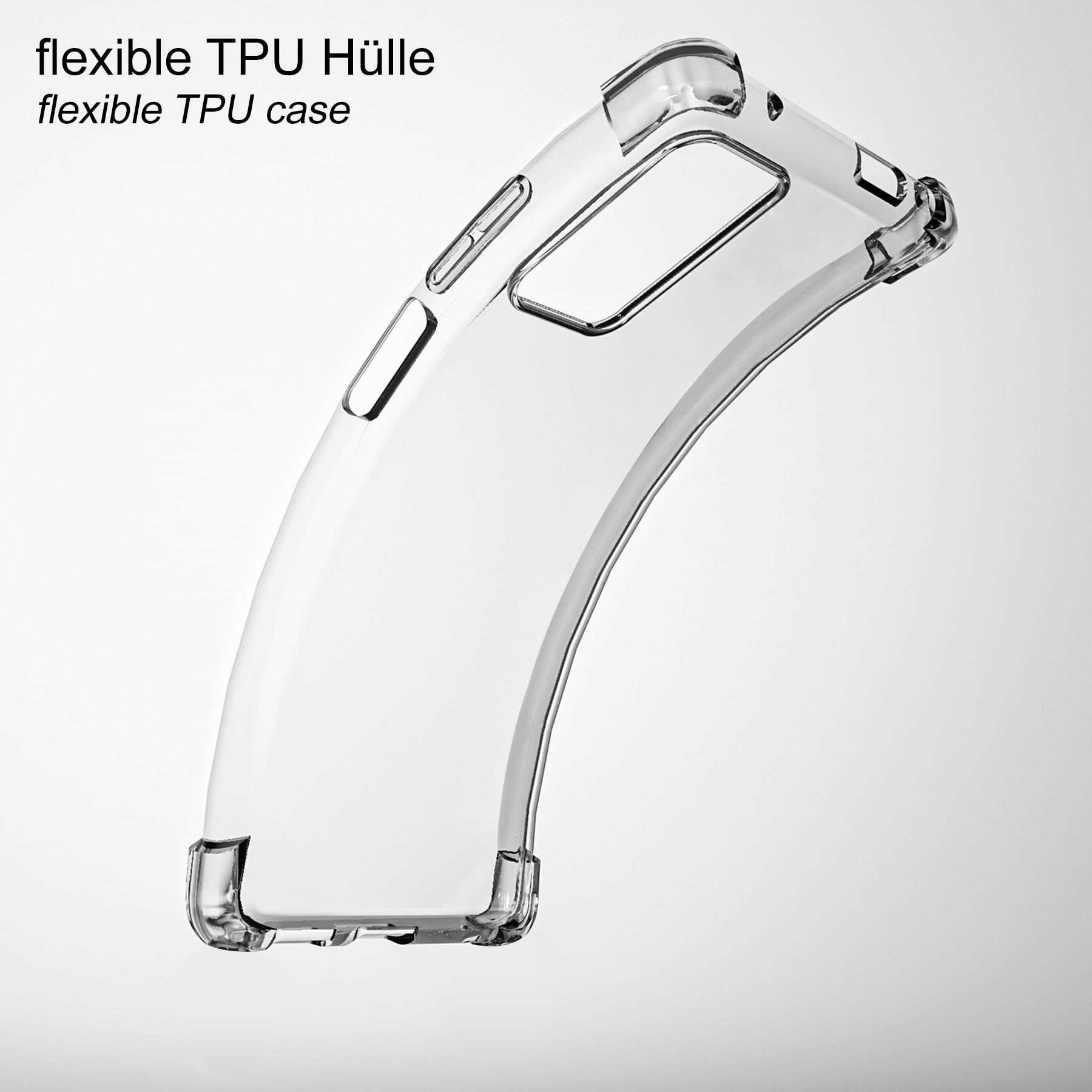 mtb more energy Smartphone-Hülle Clear Armor Case für Xiaomi Redmi Note 8, Transparente TPU Schutzhülle Case Backcover mit Anti-Shock Verstärkung – Bild 5 von 5