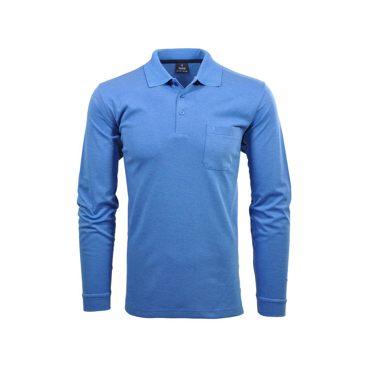 RAGMAN Rollkragenpullover blau regular fit (1-tlg) 702 AQUA