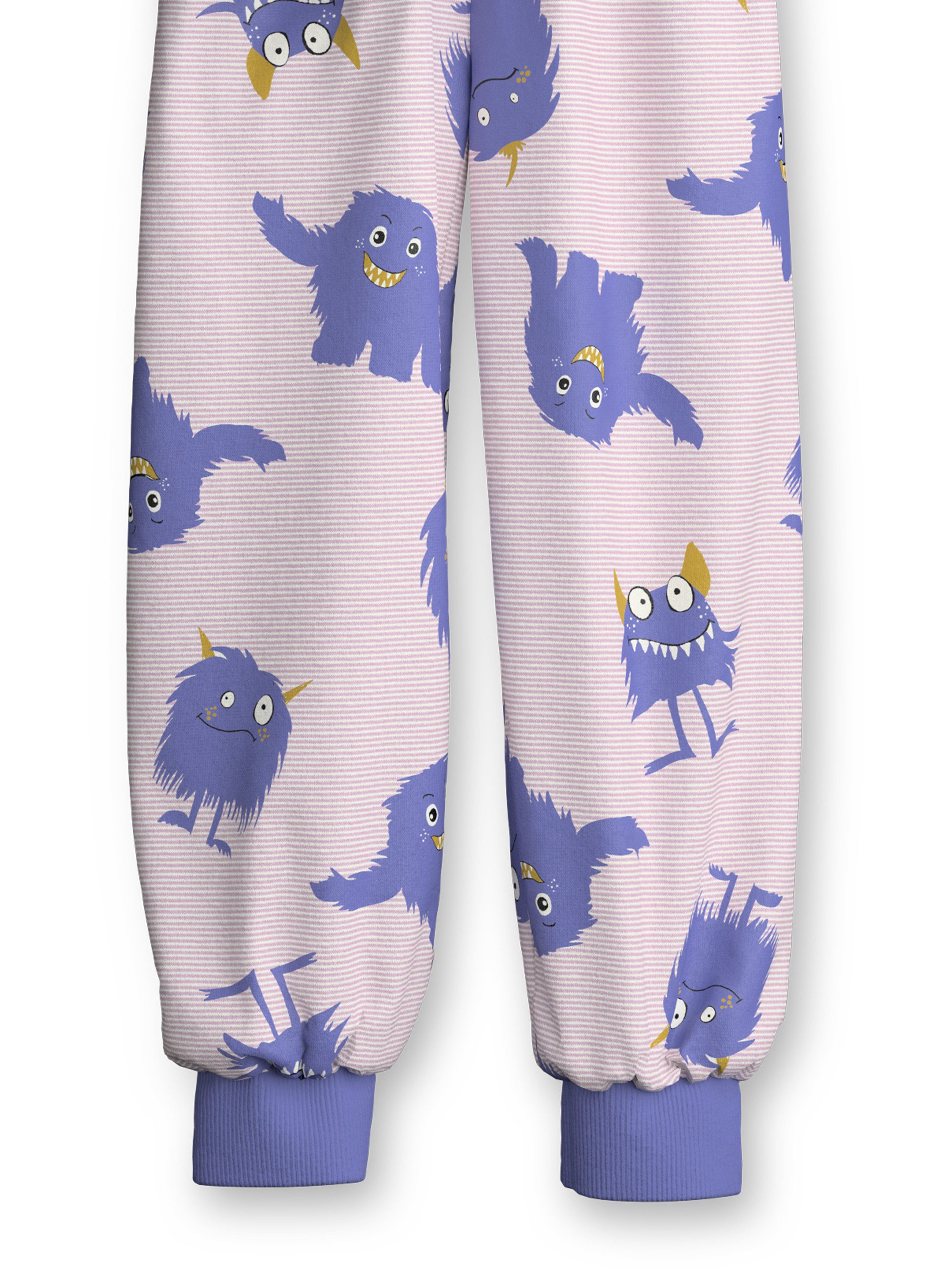 CALIDA Pyjama Toddlers Monsters Kinder (2 tlg) aus hochwertiger Baumwolle, hautfreundlich, pflegeleicht