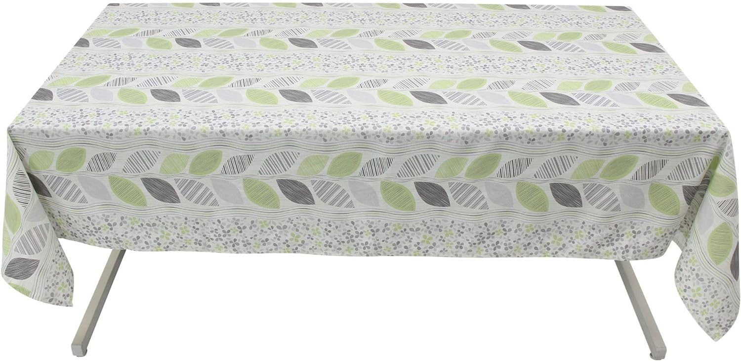 Dekoleidenschaft Gartentischdecke "Outdoor" 240 x 135 / 140 cm schmutzabweisend & wetterfest für Draußen, Tischtuch für Garten, Balkon & Terrasse, Gartentischdecke, Tafeldecke