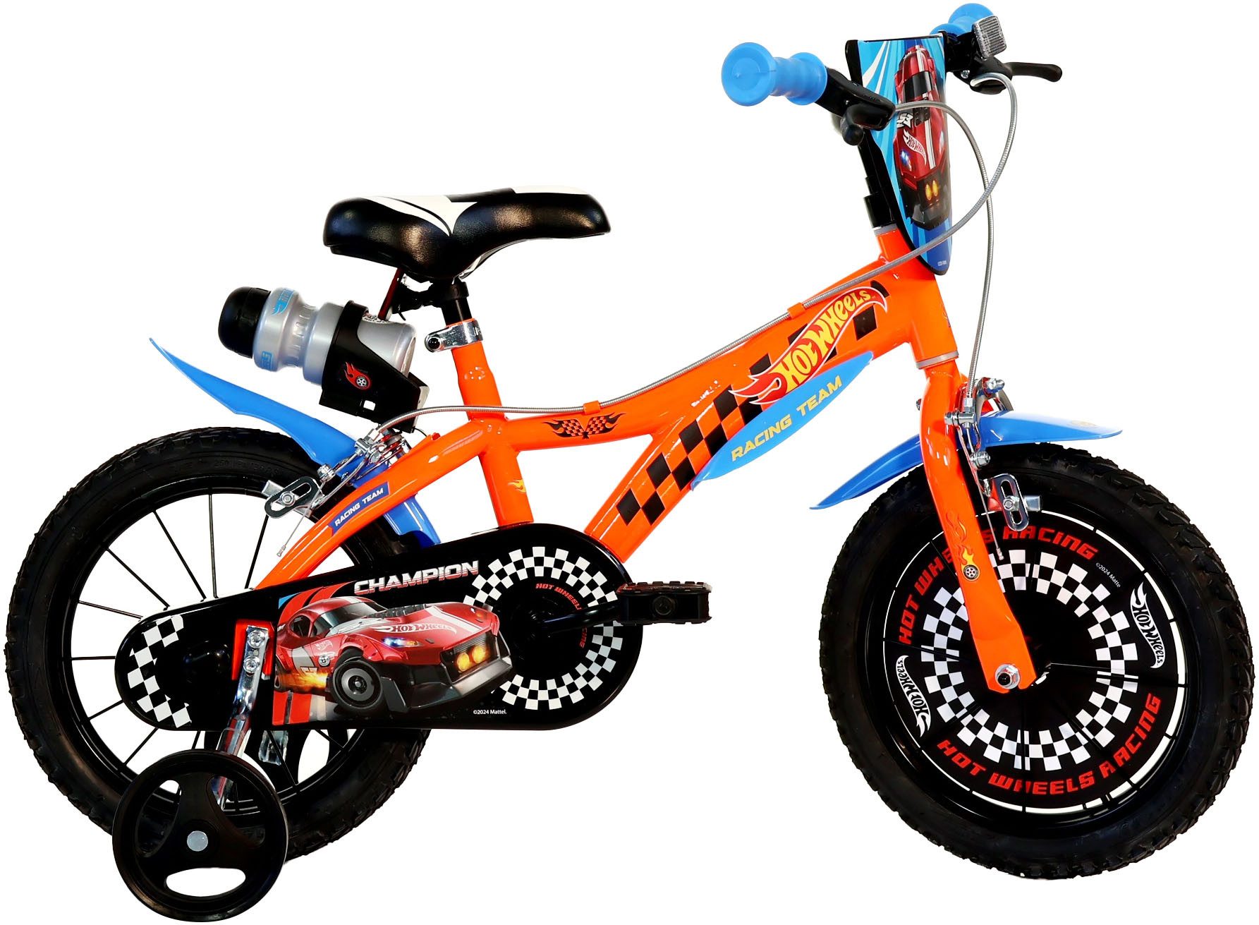 Dino Bikes Kinderfahrrad Hot Wheels 14" Kinderfahrrad 3-6 Jahre, 1 Gang, ohne Schaltung