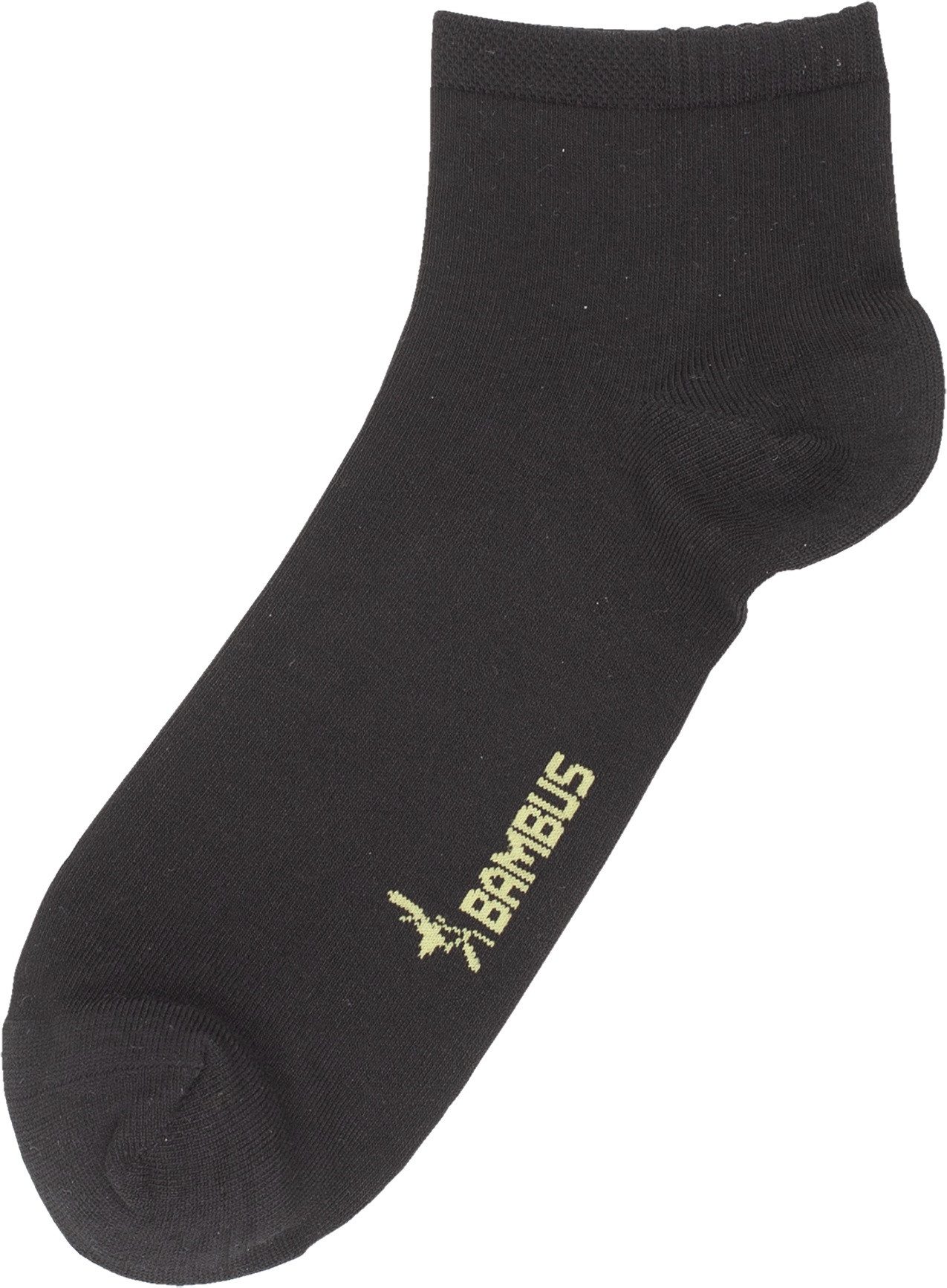 RS Harmony Kurzsocken Bambus Viskose Kurzschaftsocken Kurzstrumpf Quartersocken Melange (3 Paar) – Bild 3 von 4