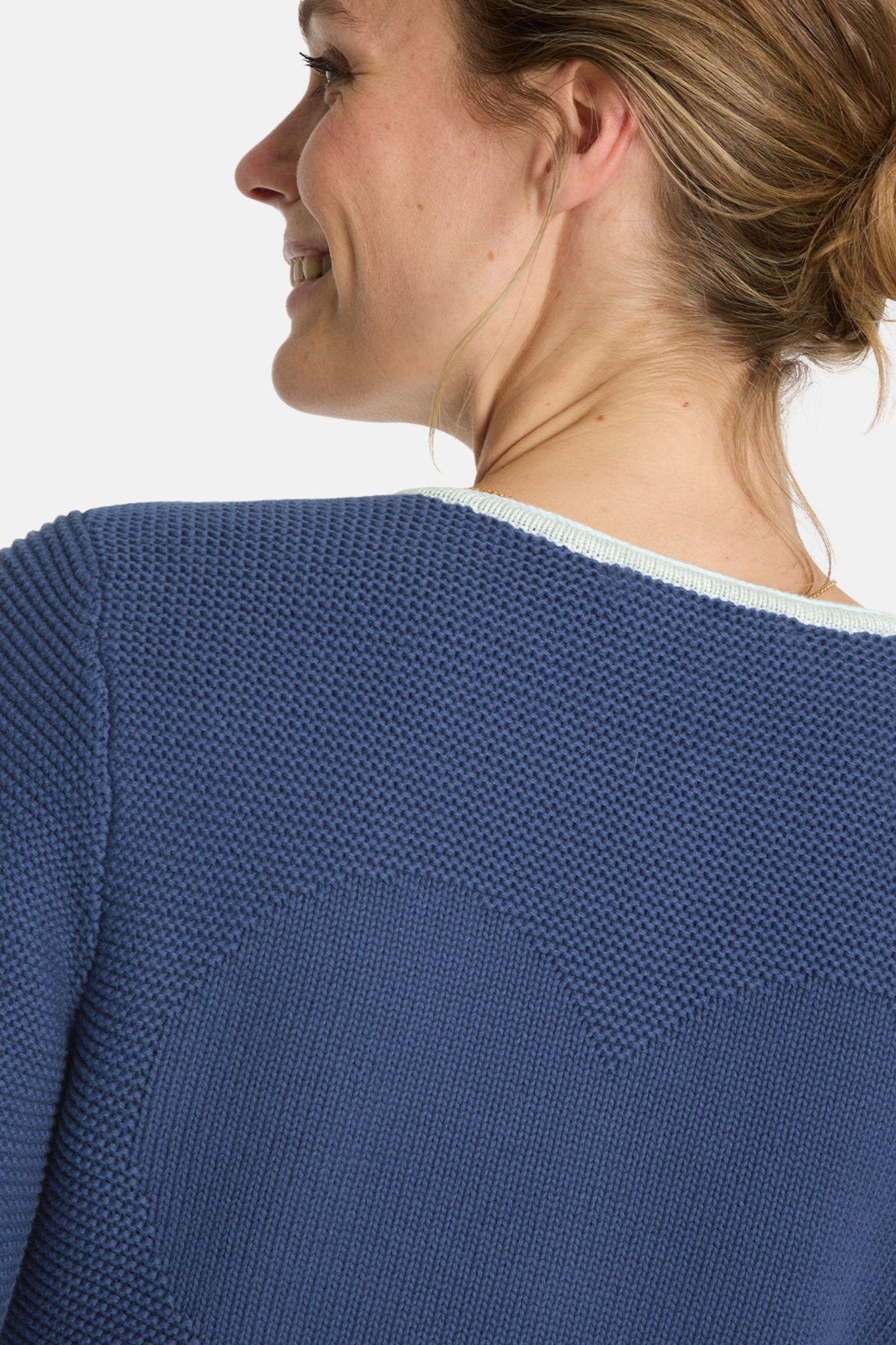 Lieblingsstück Trachtenstrickjacke Strickjacke Damen - ZARA II - dark denim