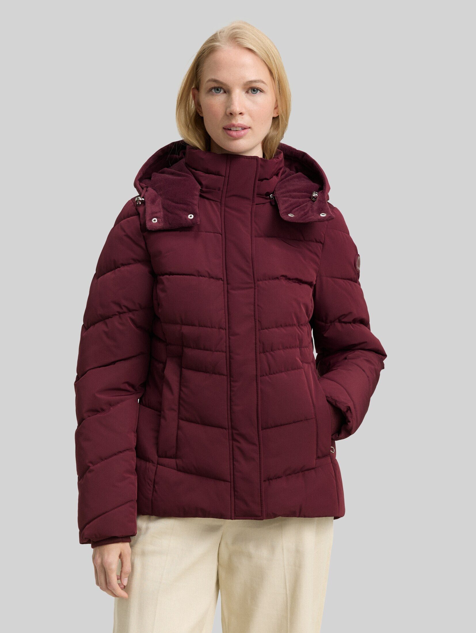 TOM TAILOR Steppjacke Jacken Puffer-Jacke mit abnehmbarer Kapuze