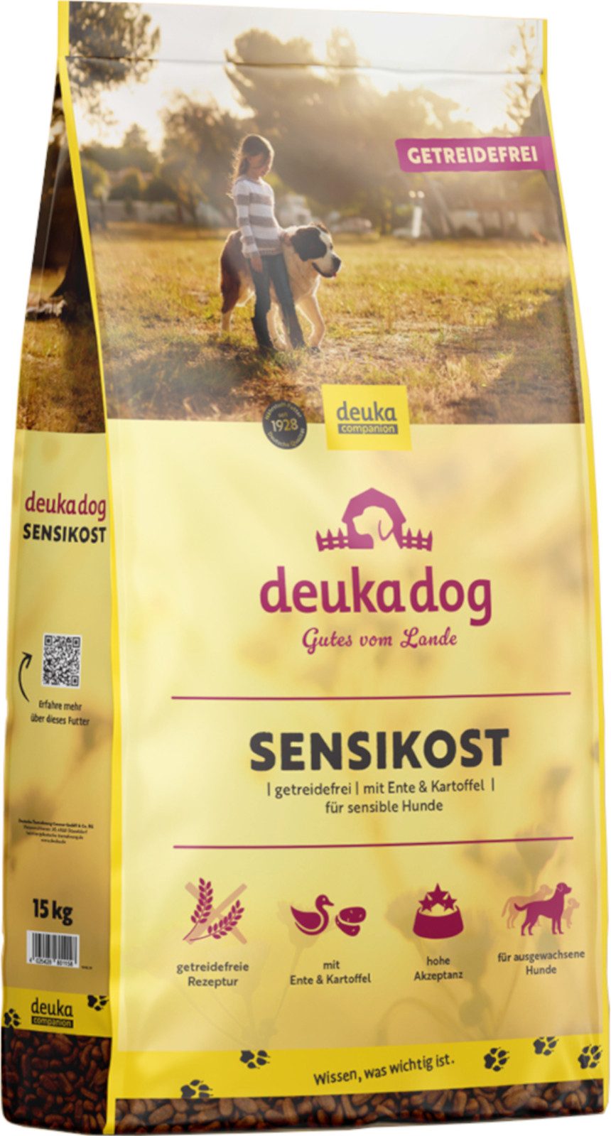 Deuka dog Sensikost Ente, Trockenfutter für: Hunde
