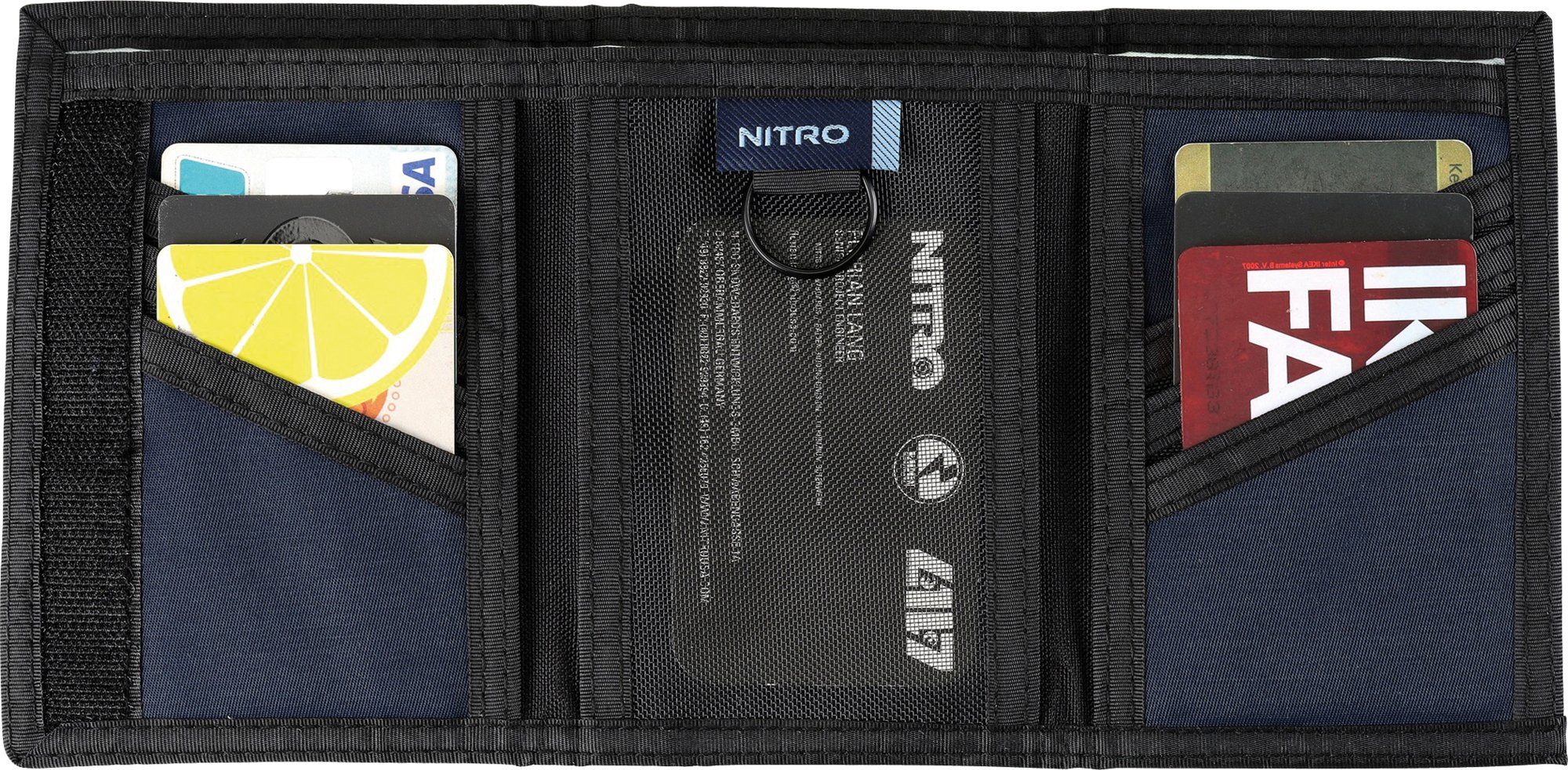 NITRO Geldbörse Wallet, Night Sky, Night-Sky praktischem Schlüsselring mit