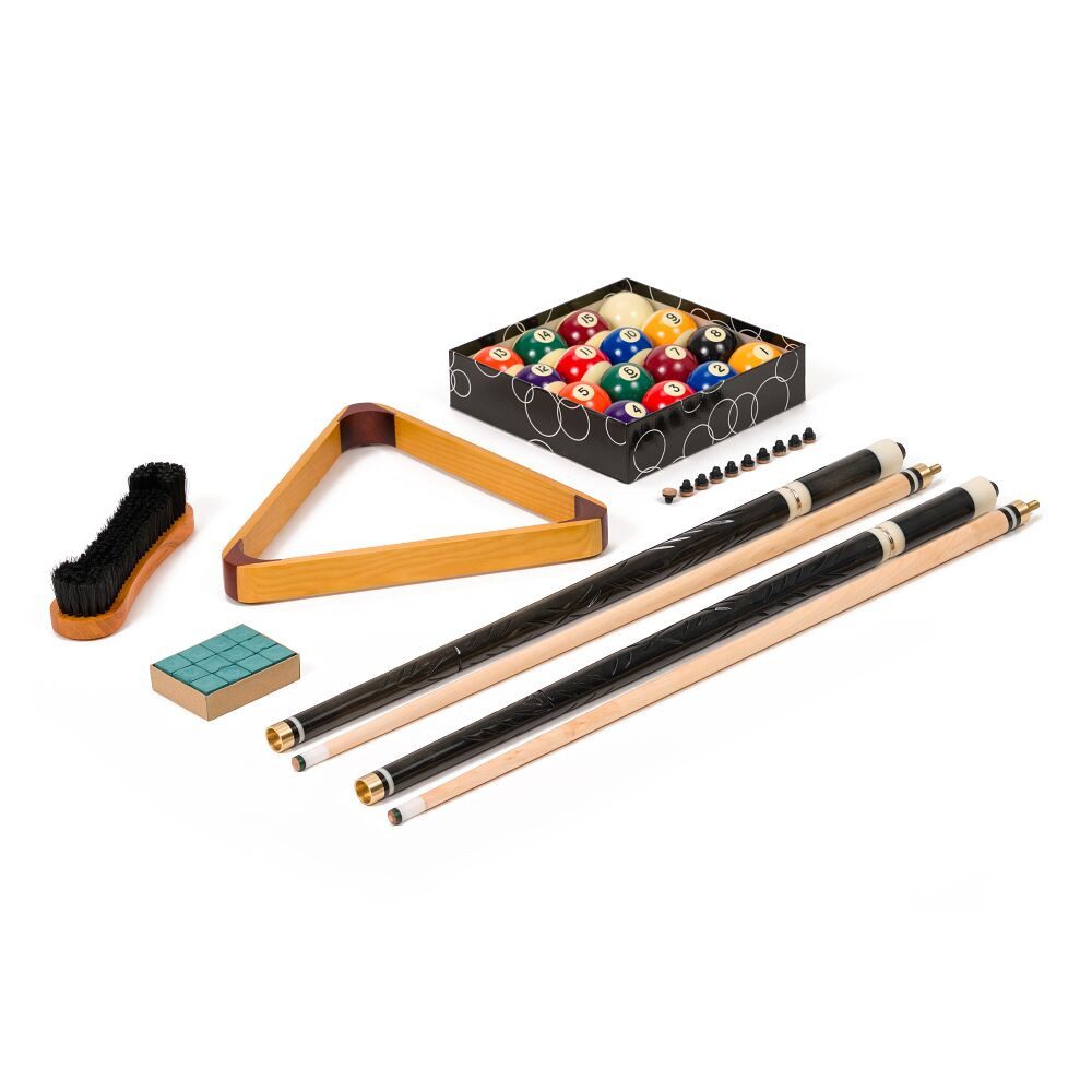 Stradivari Billardtisch Billard Zubehör-Set Starterset, Hochwertige Set-Bestandteile