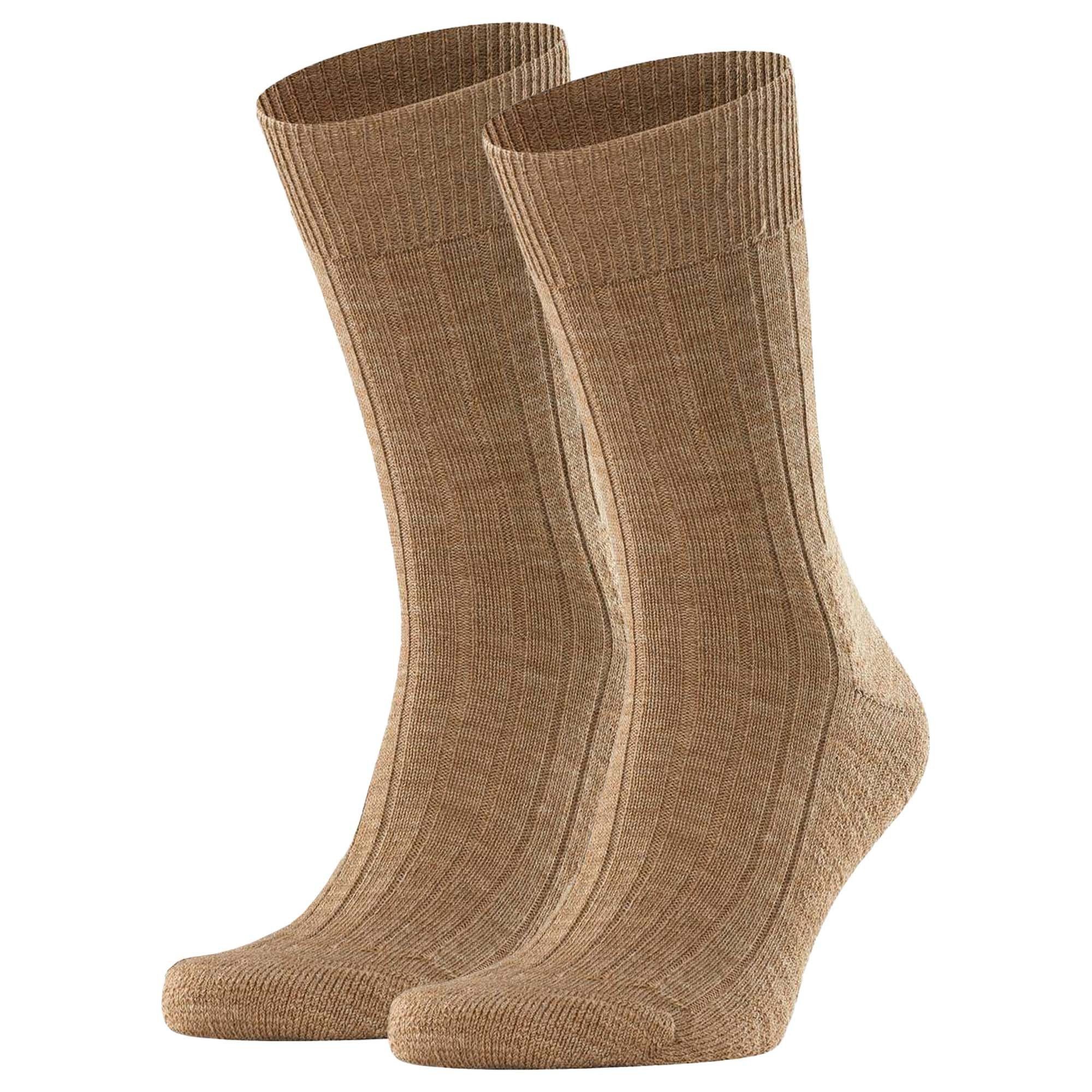 Kurzsocken Herren Socken 2er Pack Wollmischung